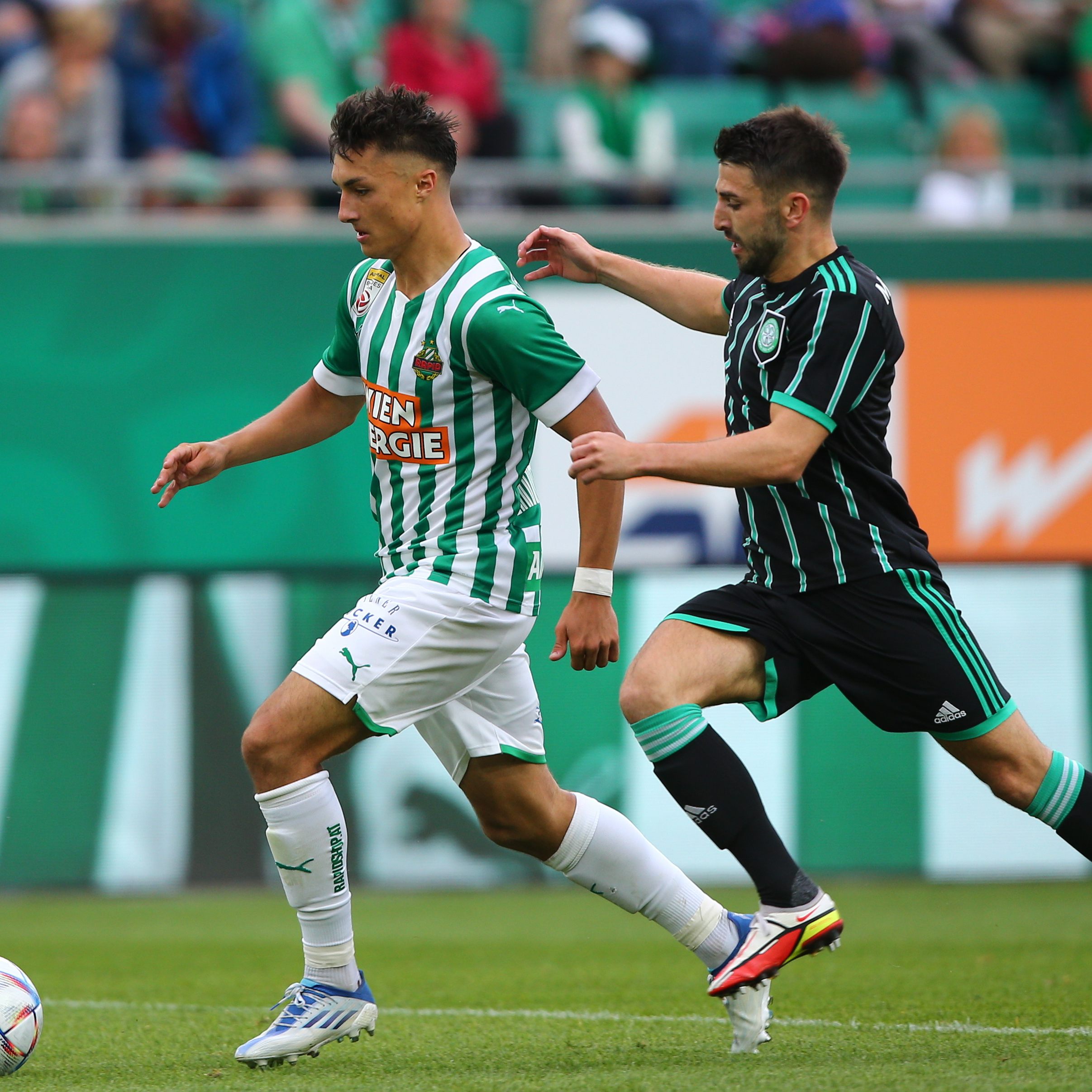 Auf Rapid Wien warten in der Quali zur Conference League Duelle gegen Lechia Gdansk.