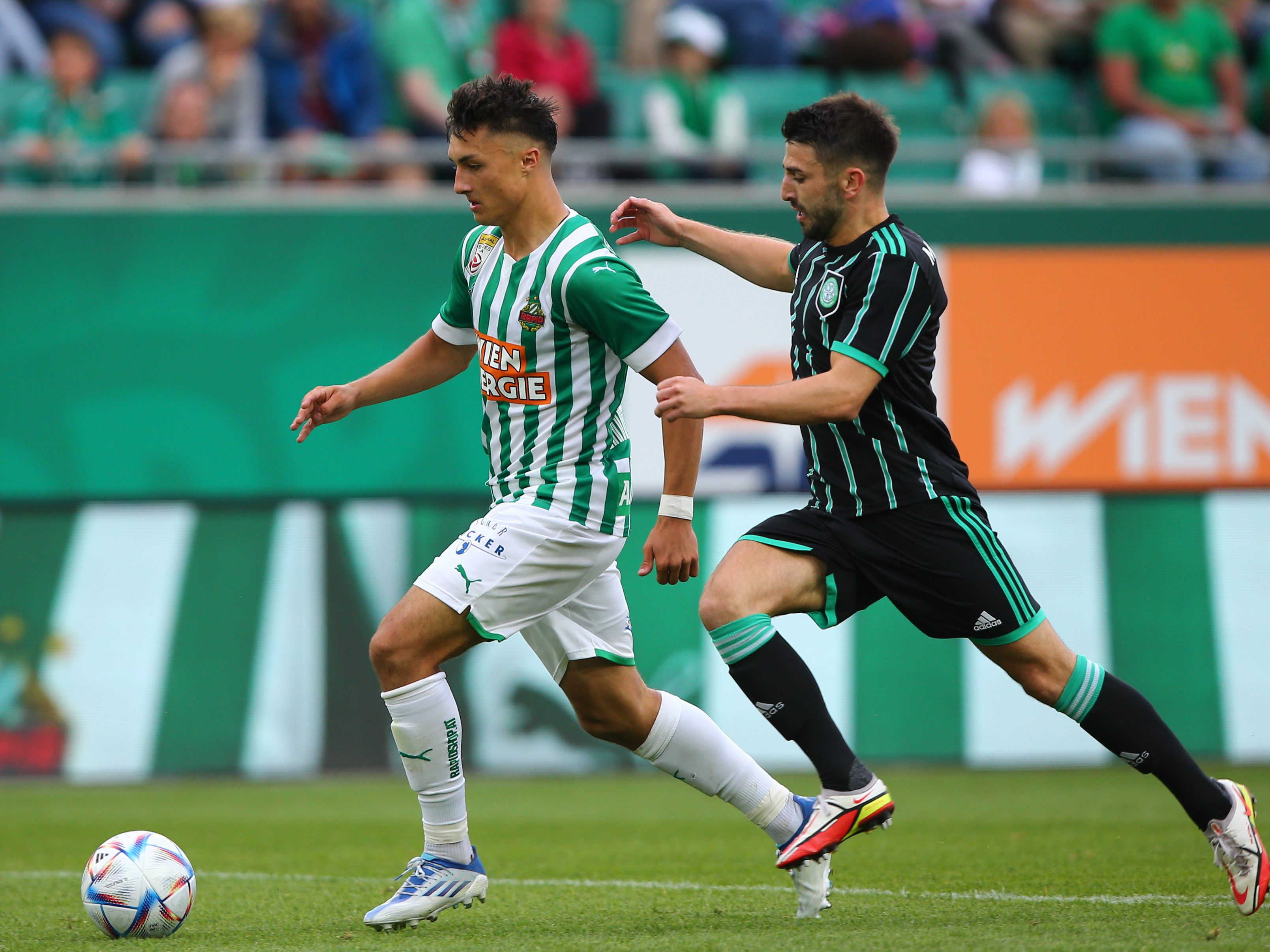 Auf Rapid Wien warten in der Quali zur Conference League Duelle gegen Lechia Gdansk.