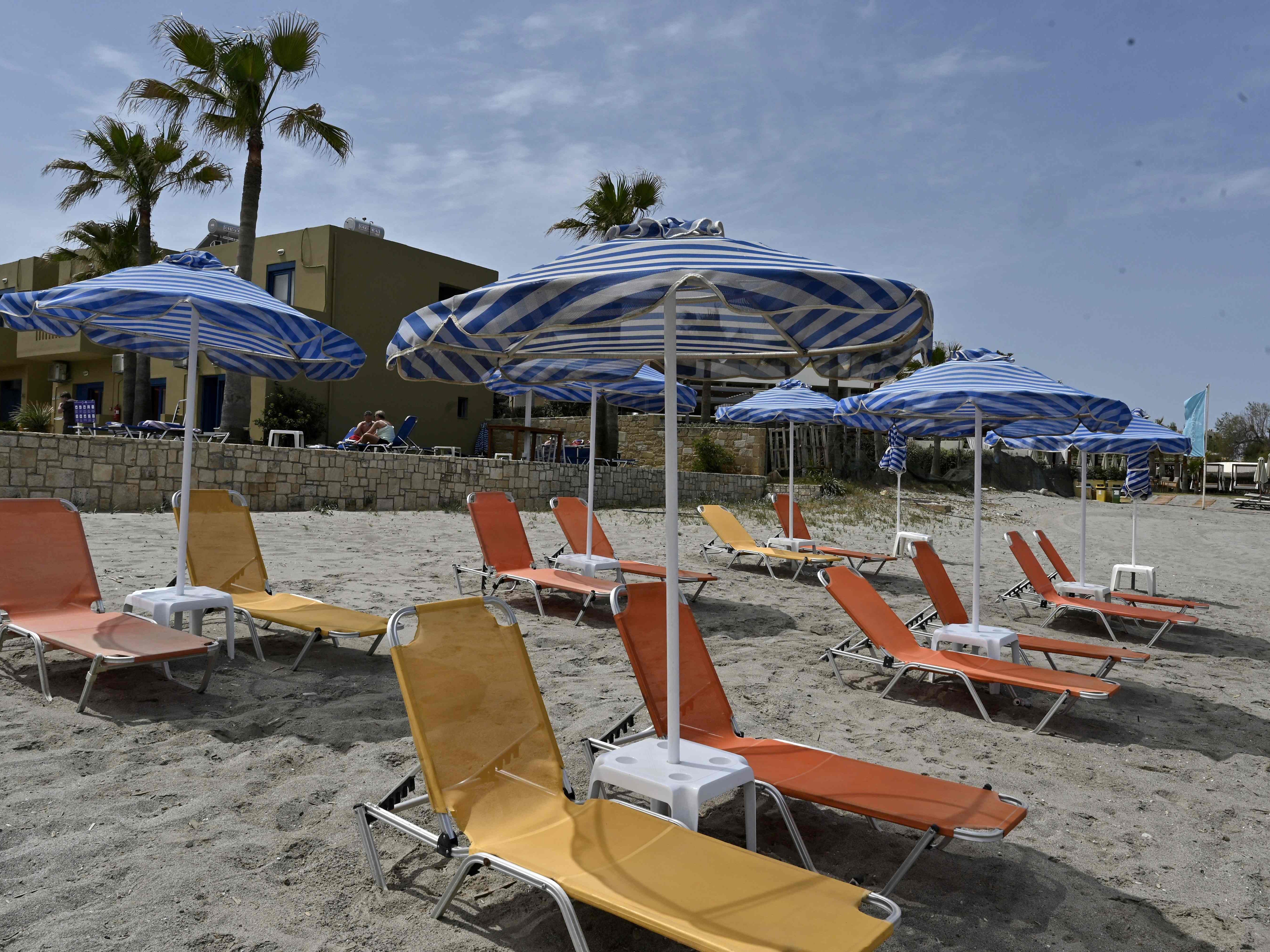 Sommerwelle in Griechenland trifft vor allem Urlaubsregionen. Sommerwelle in Griechenland trifft vor allem Urlaubsregionen.