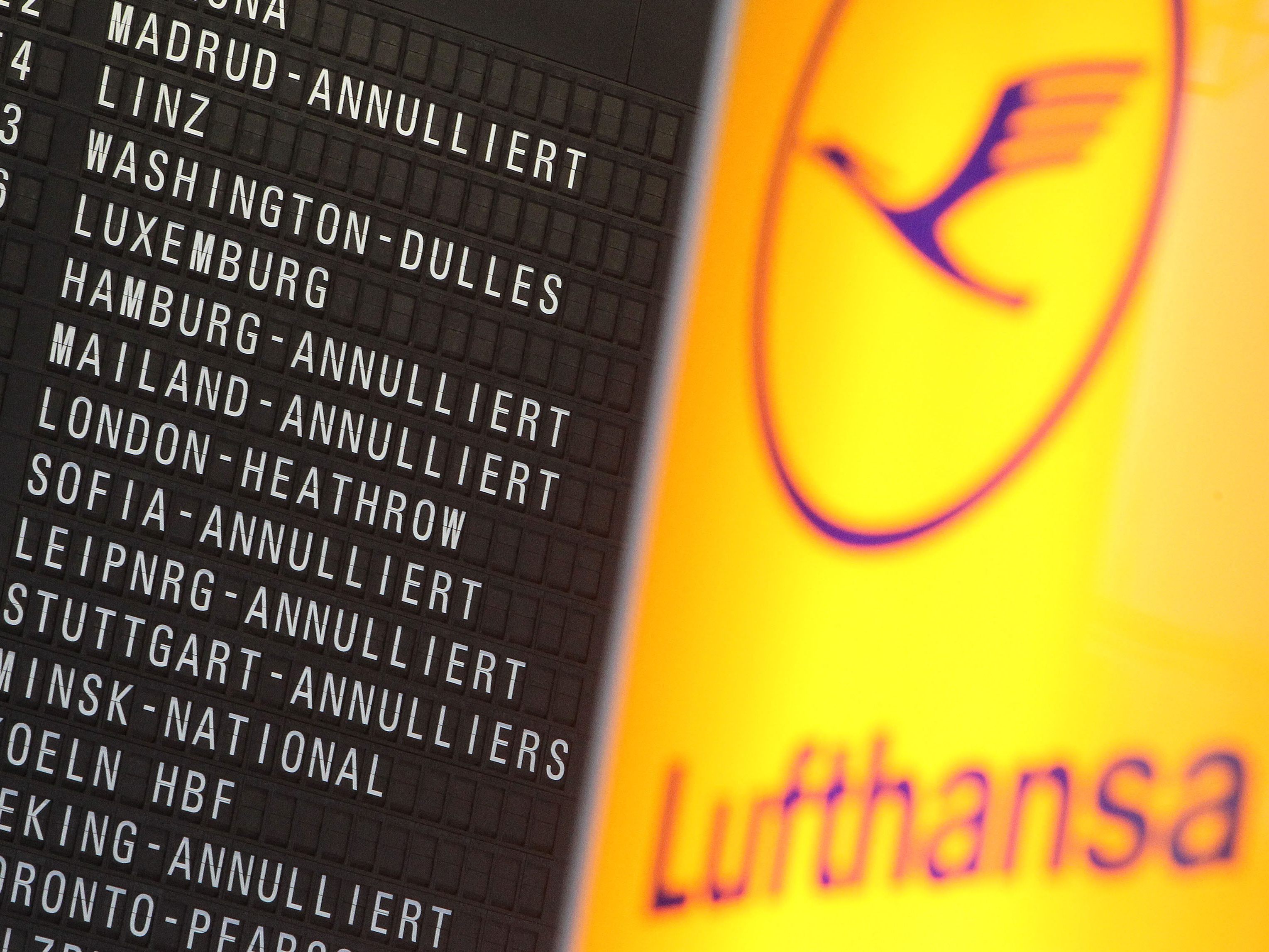 Am 27. Juli streikt das Bodenpersonal der Lufthansa.