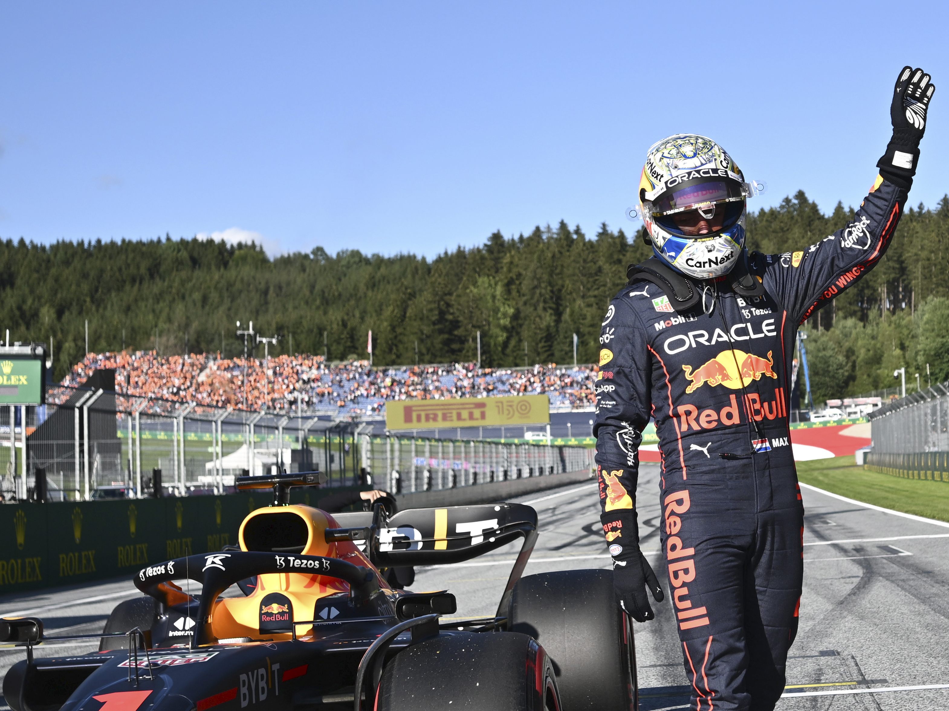 Max Verstappen startet in Spielberg zum dritten Mal aus der Pole Position. Max Verstappen startet in Spielberg zum dritten Mal aus der Pole Position.
