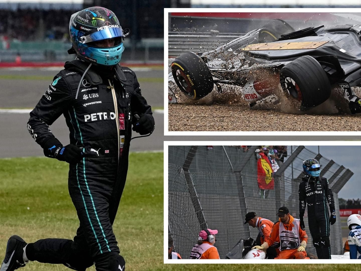 George Russell wurde zum heimlichen Helden beim Silverstone GP. George Russell wurde zum heimlichen Helden beim Silverstone GP.