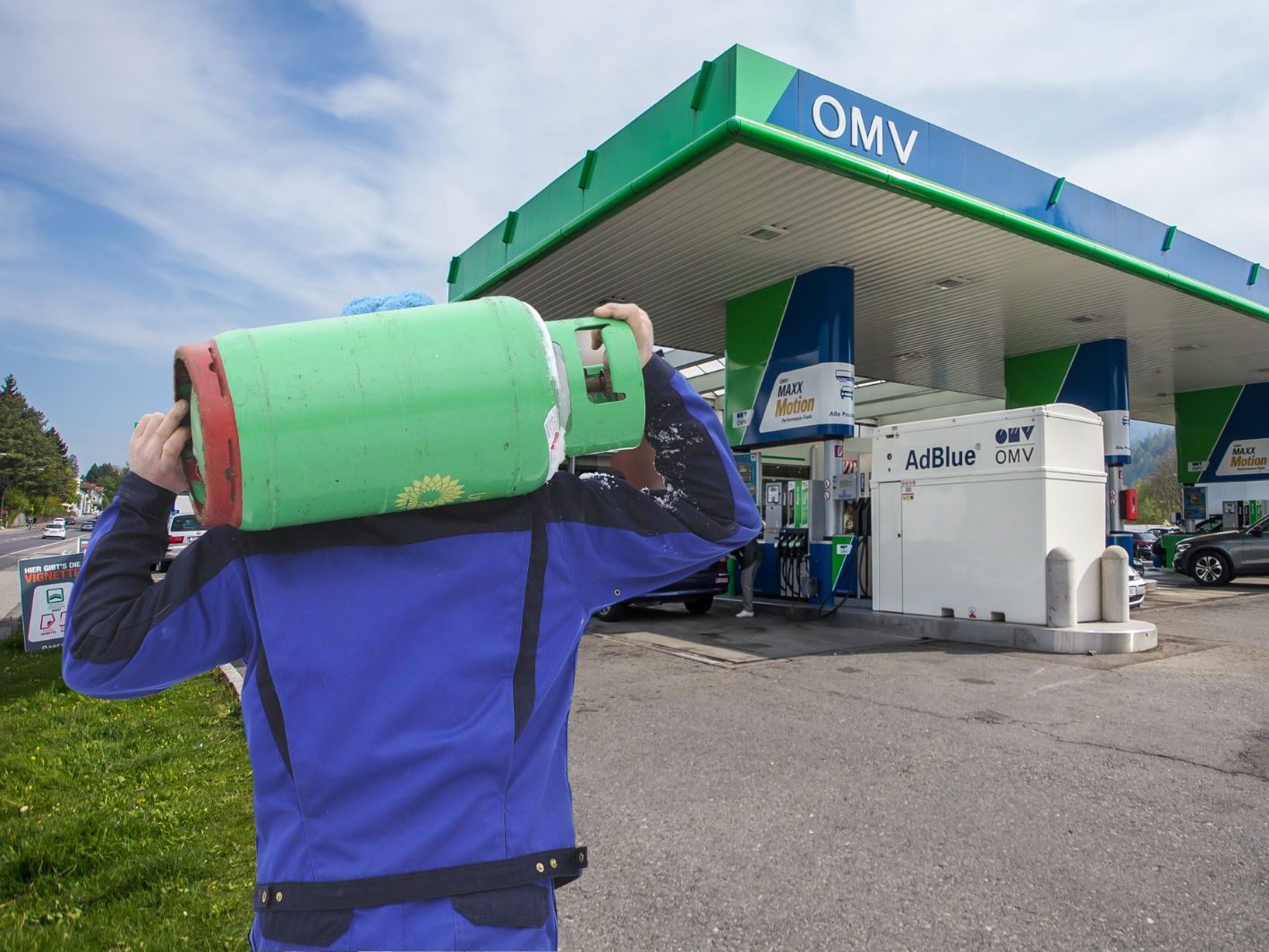 Gasflaschen werden gehortet, einen Gasmangel gibt es nicht.