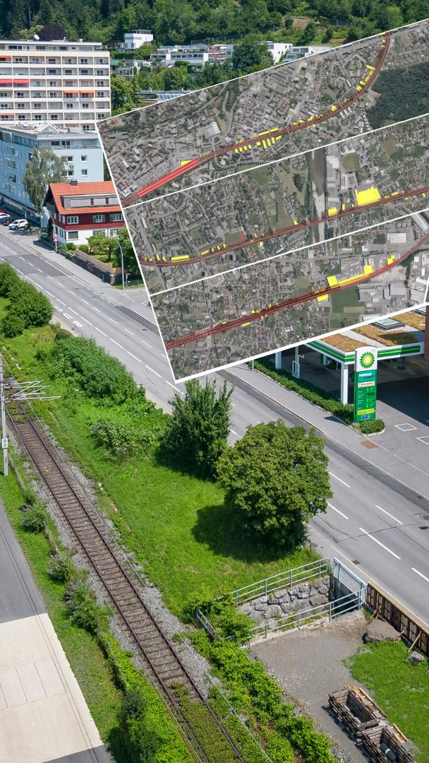 Jetzt liegt das Zwischenergebnis einer Variantenstudie zum Gleisausbau Unteres Rheintal offiziell vor. Die Autoren sehen eine Unterflurtrasse äußerst kritisch.