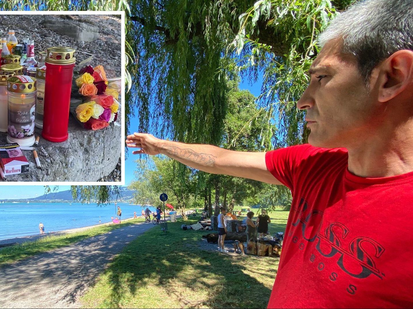Elvis aus Bregenz war zufällig vor Ort, als sich der Badeunfall ereignete. Elvis aus Bregenz war zufällig vor Ort, als sich der Badeunfall ereignete.