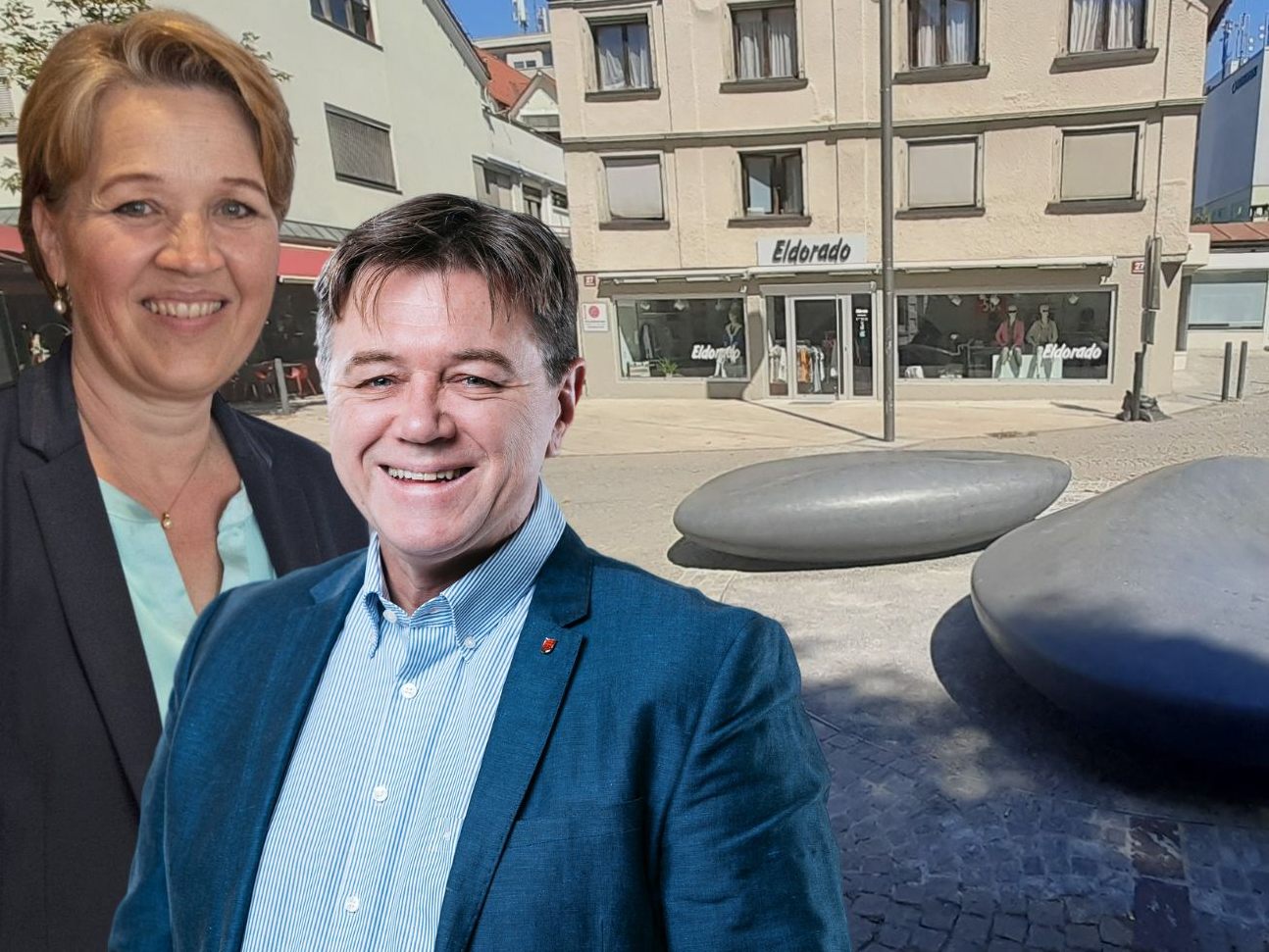 Die "heißen Steine" in der Innenstadt sorgen für Gesprächsstoff. Die "heißen Steine" in der Innenstadt sorgen für Gesprächsstoff.