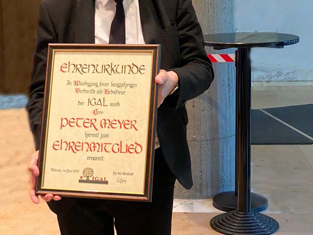 Ehrenmitglied Peter Meyer