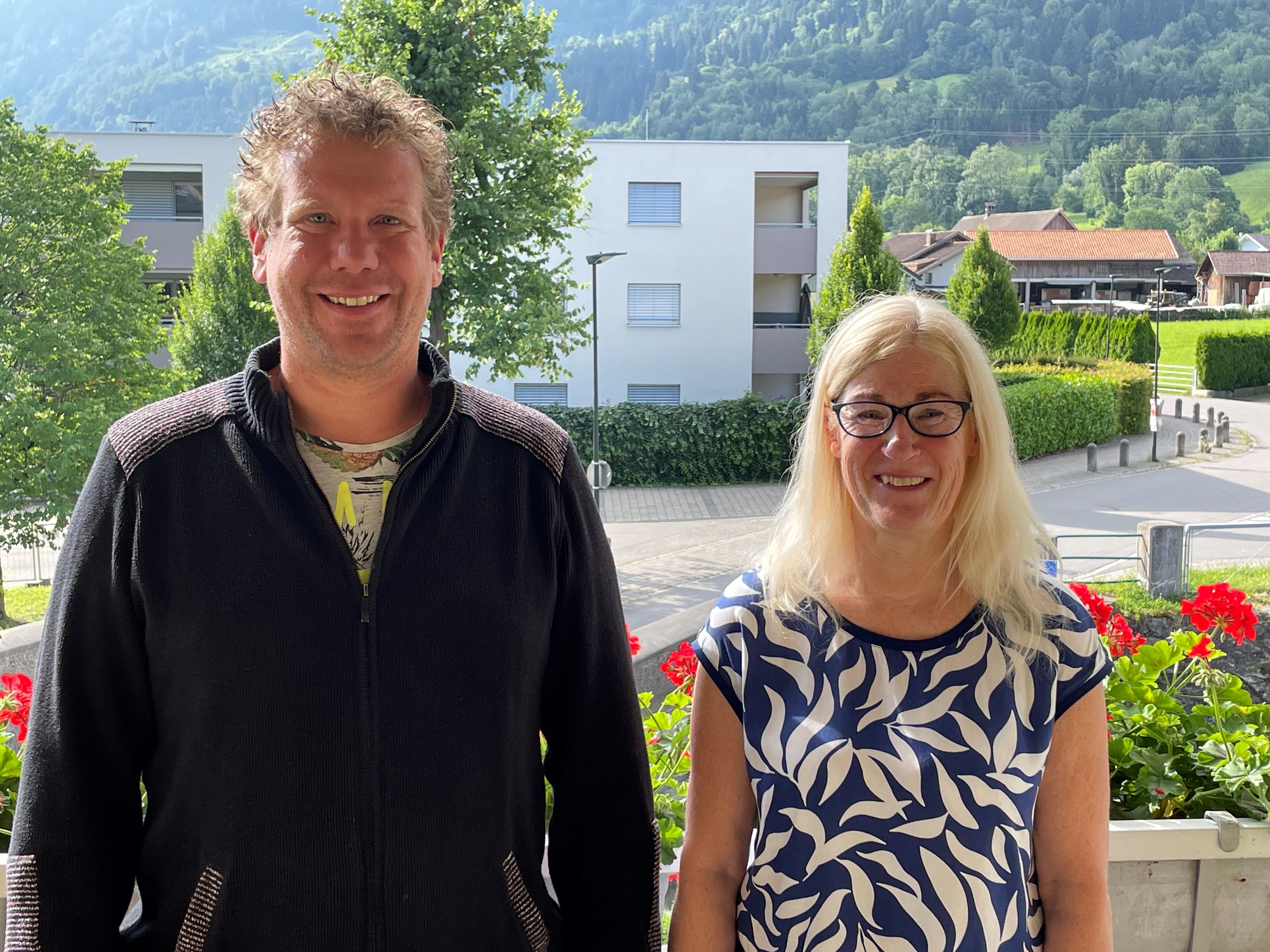 Elisabeth Harrer mit Dir. Christian Mathis