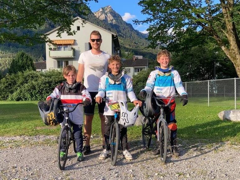 Samuel Meitz, Noah Muther, Dominik Bilgeri, Feanor Marte (v.l.) Nicht im Bild Mario Jantsch.
