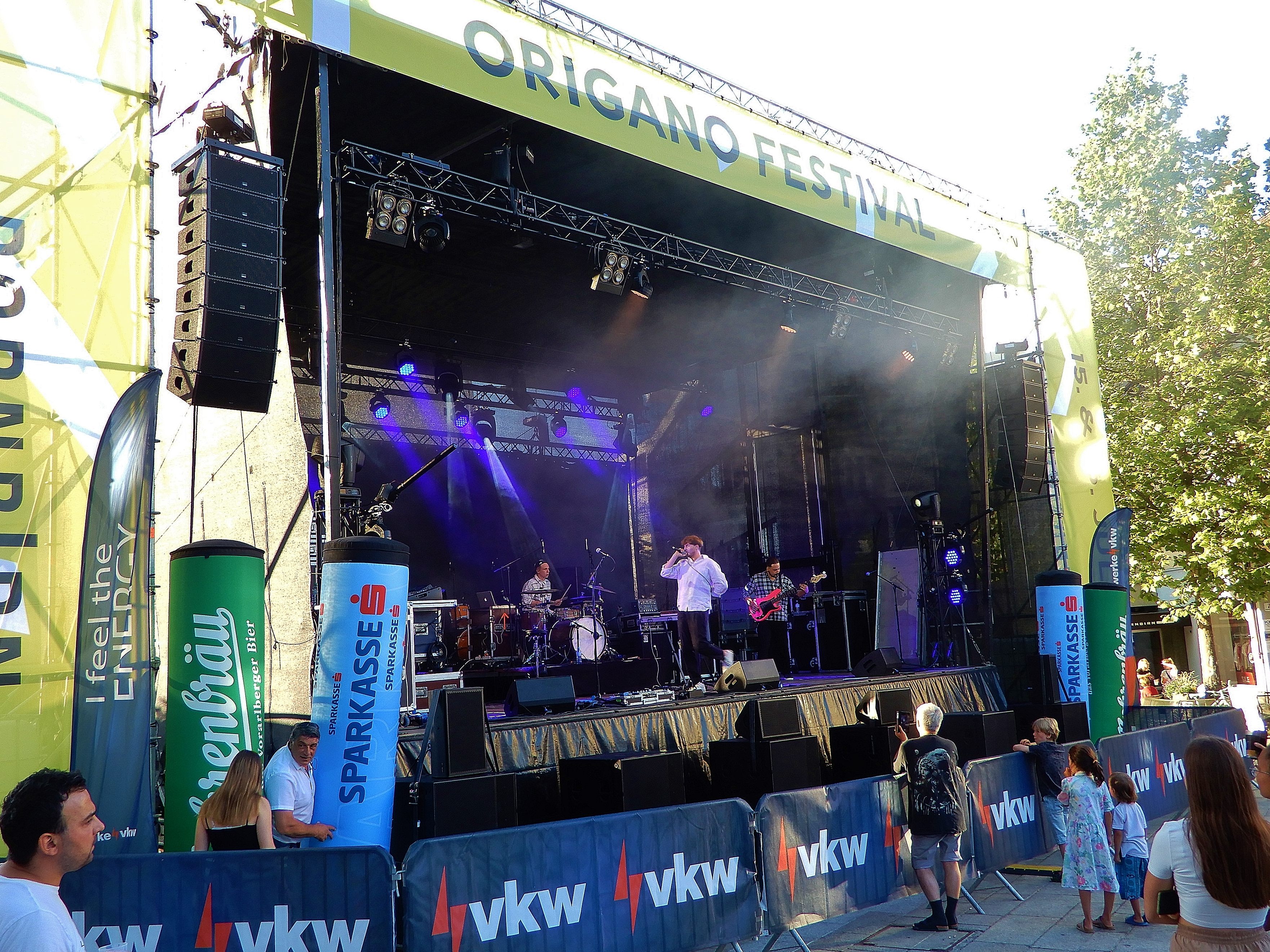 Vier ganz unterschiedliche Bands sorgten wieder für musikalische Vielfalt beim 20. Origano Festival in Dornbirn. Vier ganz unterschiedliche Bands sorgten wieder für musikalische Vielfalt beim 20. Origano Festival in Dornbirn.