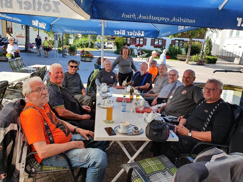 PVÖ-Motorradfahrer auf Tour ins Tannheimertal