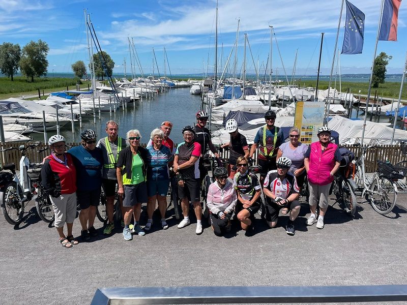 PVÖ-Radfahrer unterwegs im Rheindelta