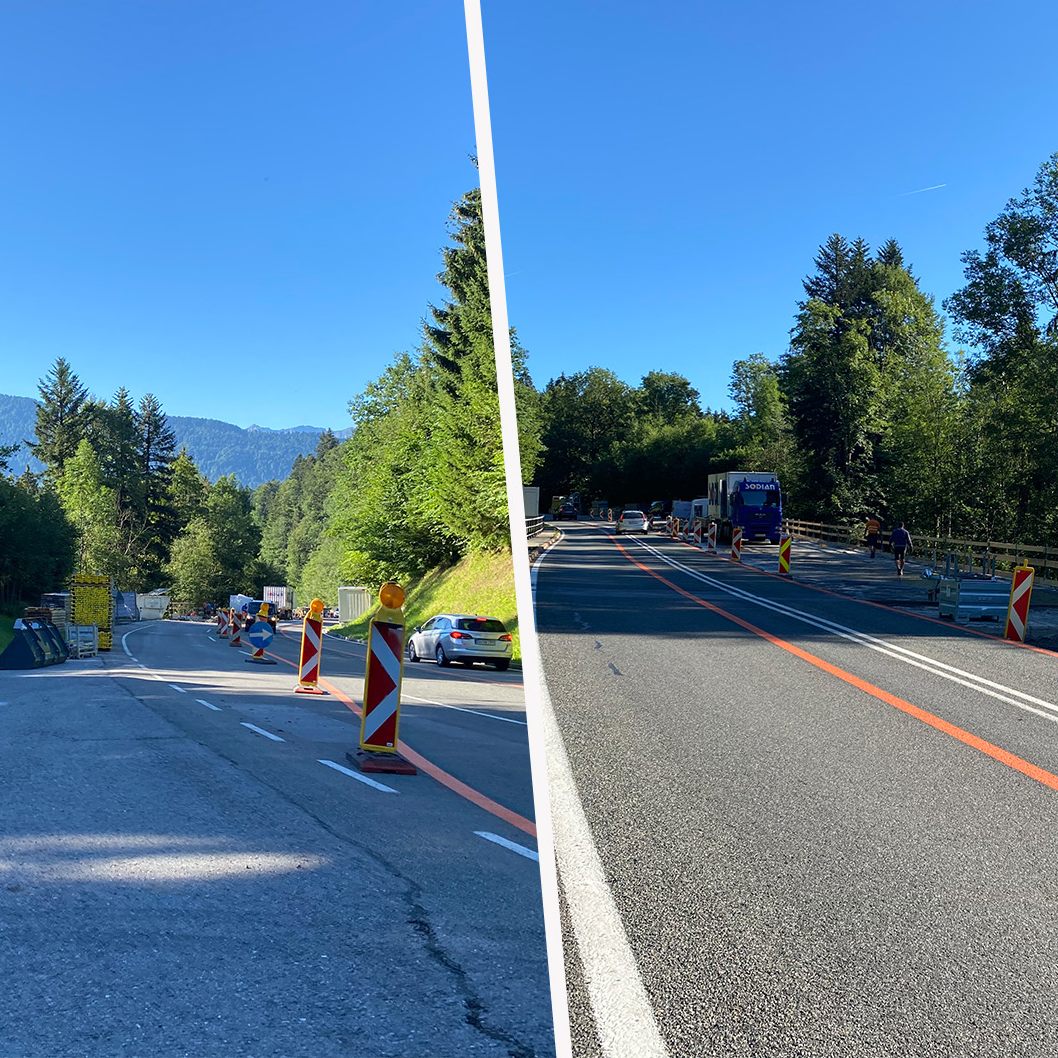 Zwischen Egg und Müselbach gibt es eine neue Baustelle.