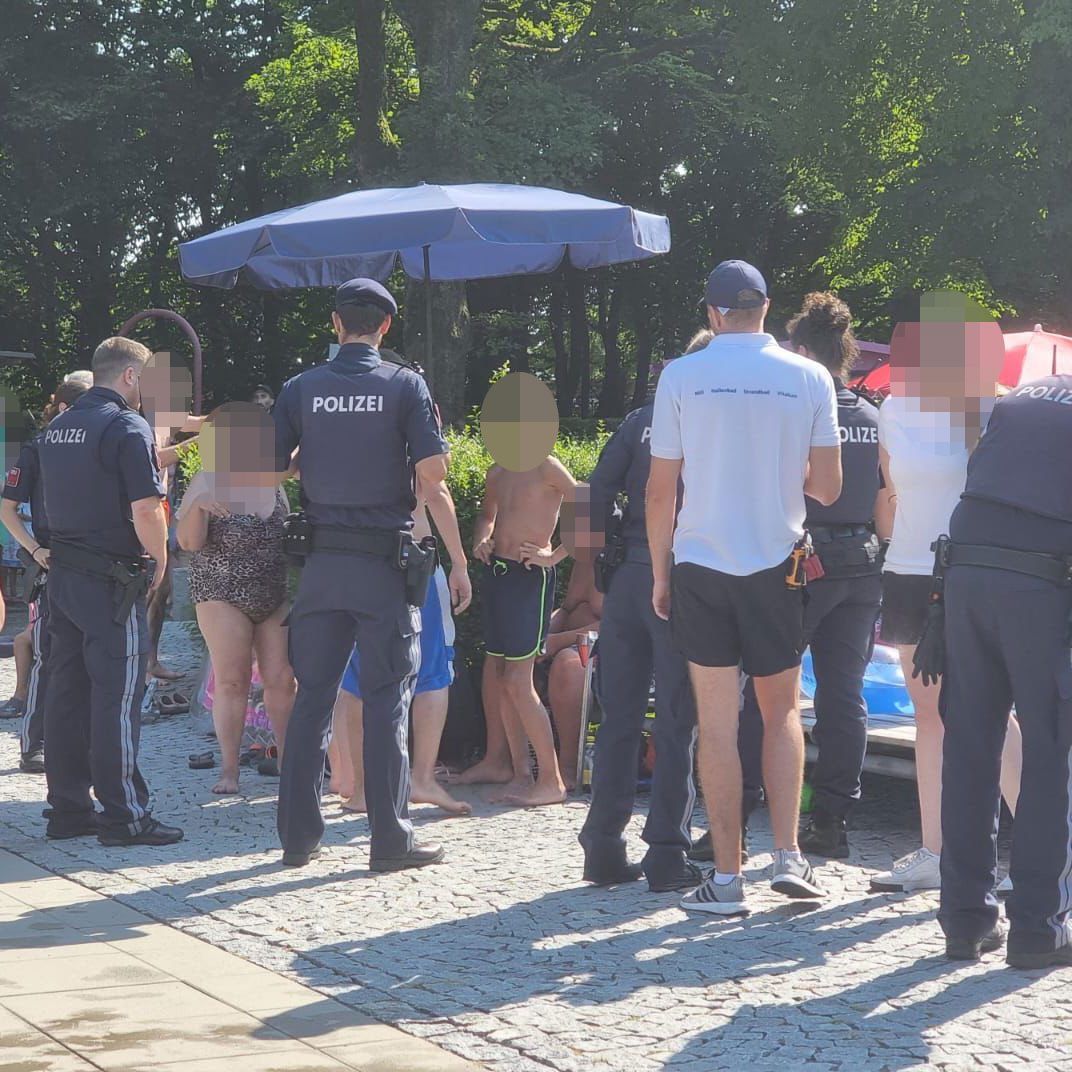 Im Bregenzer Strandbad kam es am Freitag zu einem Polizeieinsatz.