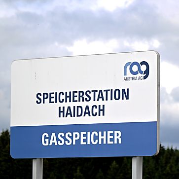 Auch der Gasspeicher in Haidach wird mittlerweile befüllt