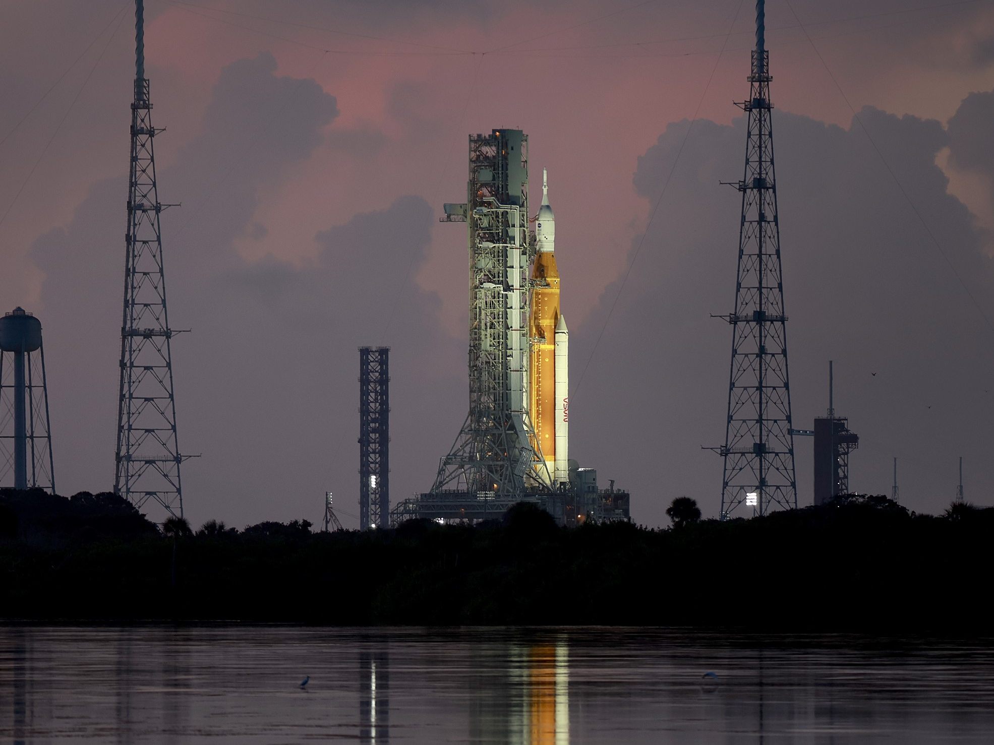 Die "Artemis I"-Mondmission soll am Samstag starten. Die "Artemis I"-Mondmission soll am Samstag starten.