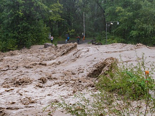 Bereits vergangenes Wochenende kam es zu Überschwemmungen