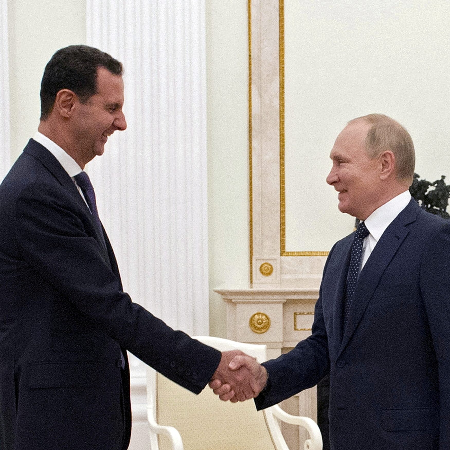 Ziemlich beste Freunde: Assad und Putin.