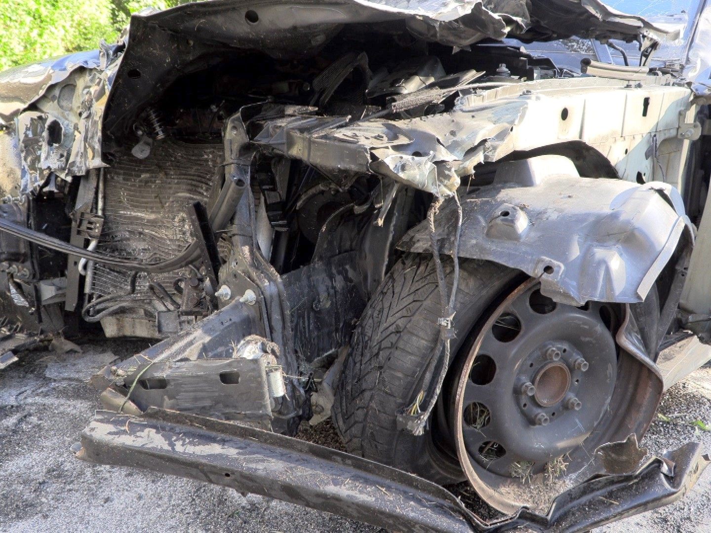 Bei dem Unfall auf der A14 wurden drei Personen verletzt.