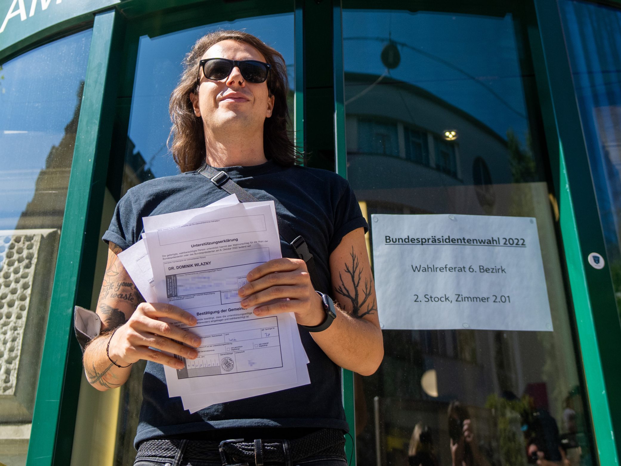 Marco Pogo startete am Dienstag das Rennen um die Hofburg. Marco Pogo startete am Dienstag das Rennen um die Hofburg.