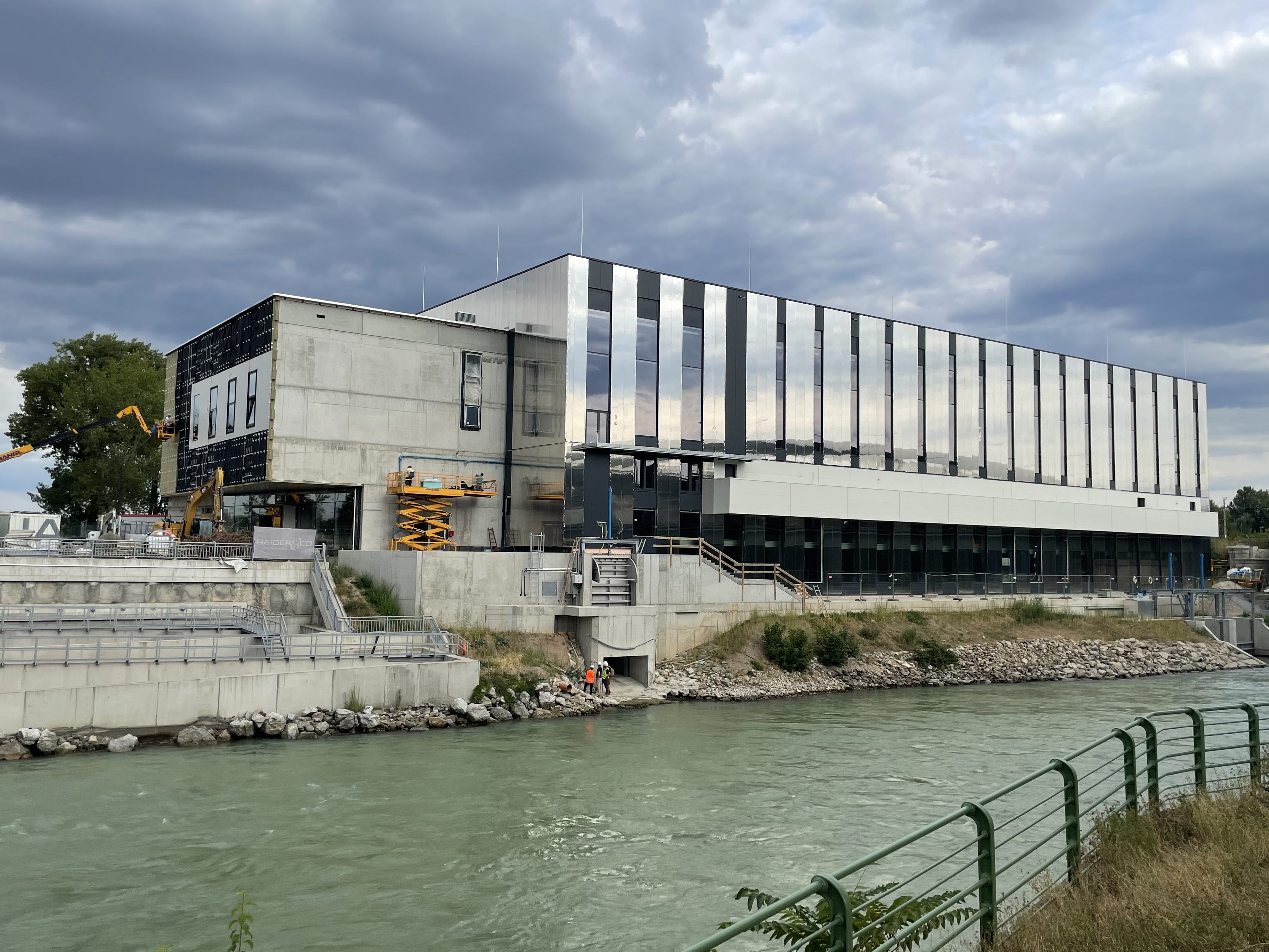 Am Brigittenauer Sporn entsteht ein neues Wasserbaulabor. Am Brigittenauer Sporn entsteht ein neues Wasserbaulabor.