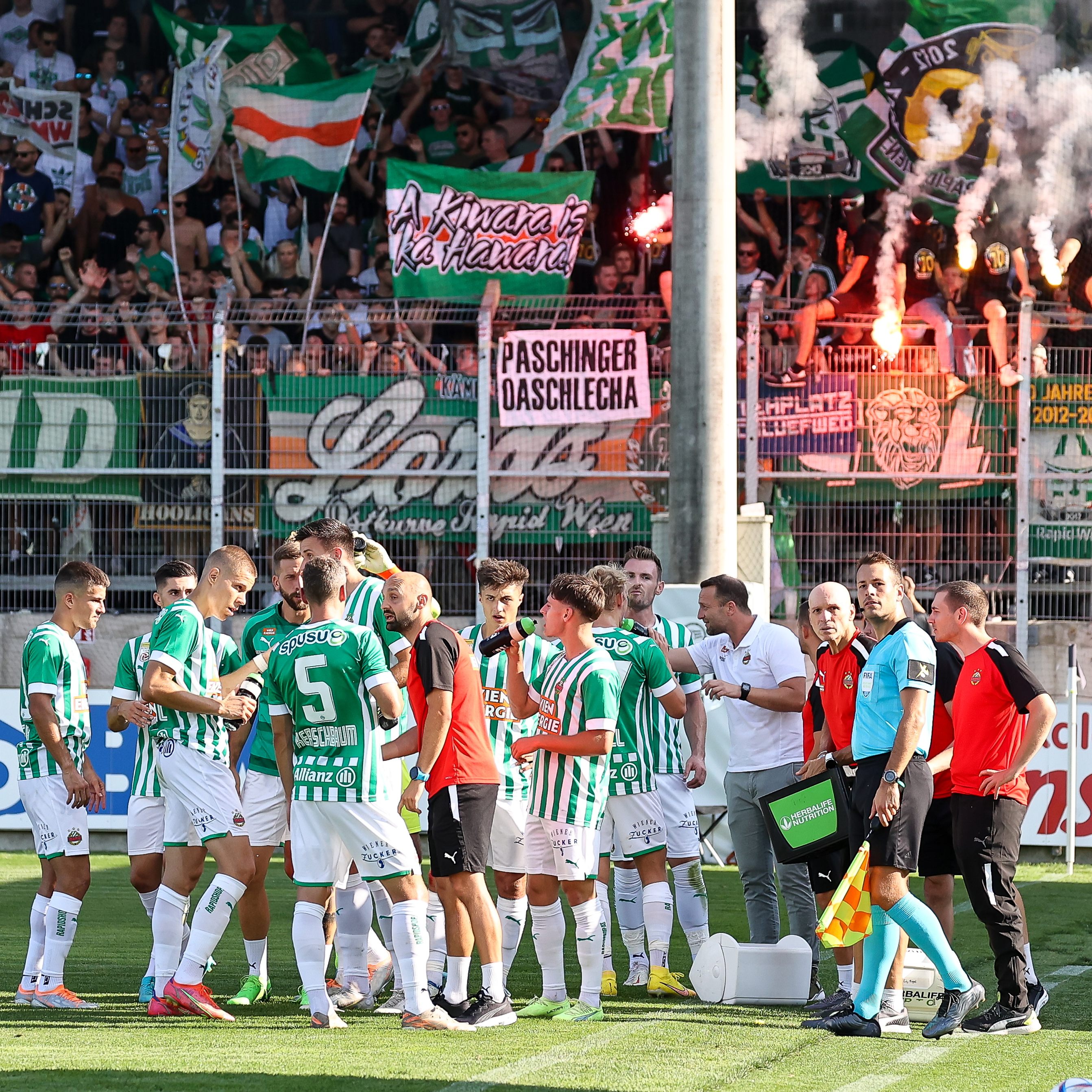 Rapid Wien muss im Cup gegen Allerheiligen siegen.