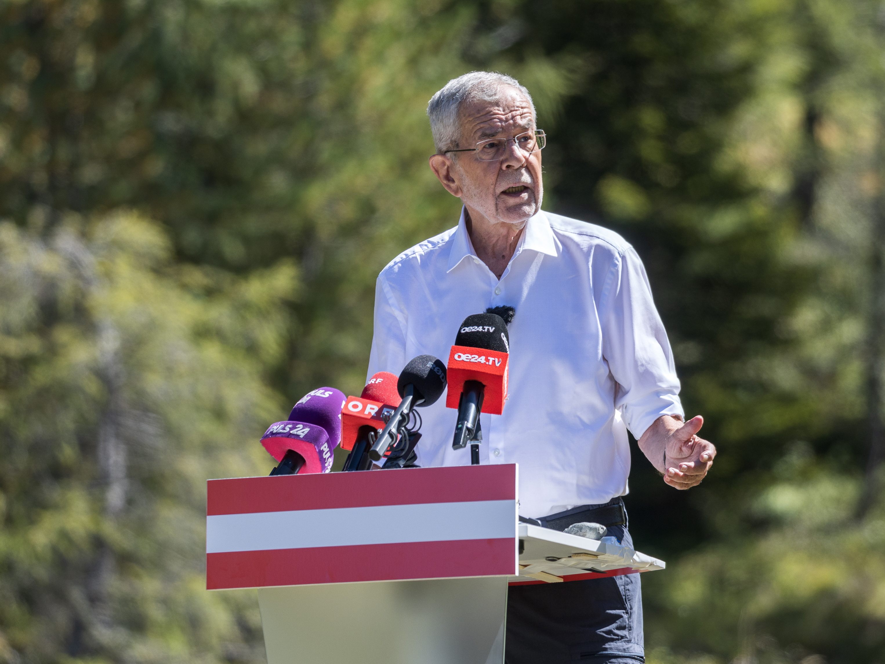 Bundespräsident Alexander Van der Bellen appelliert an die Solidarität. Bundespräsident Alexander Van der Bellen appelliert an die Solidarität.