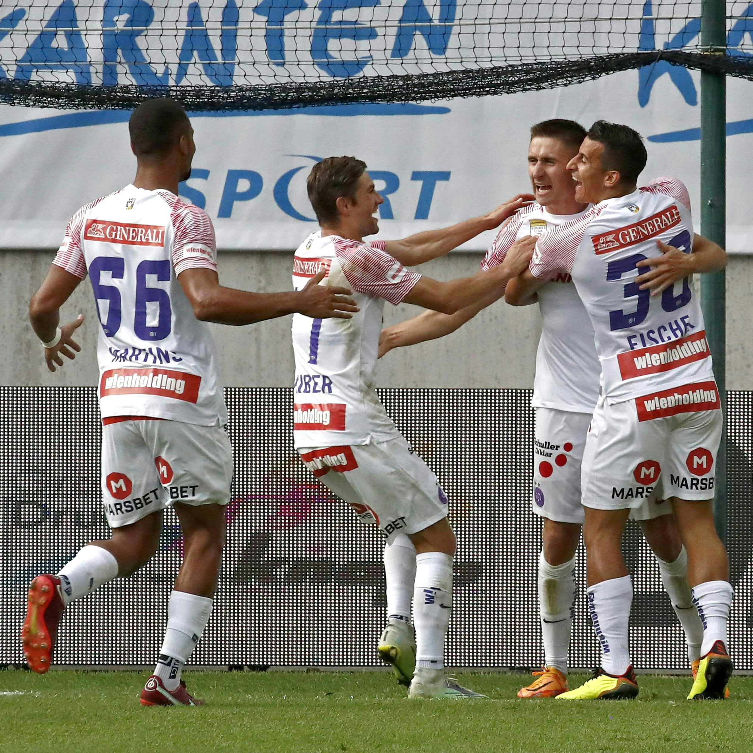 LIVE-Ticker zum Spiel Austria Wien gegen Austria Lustenau ab 19 Uhr.