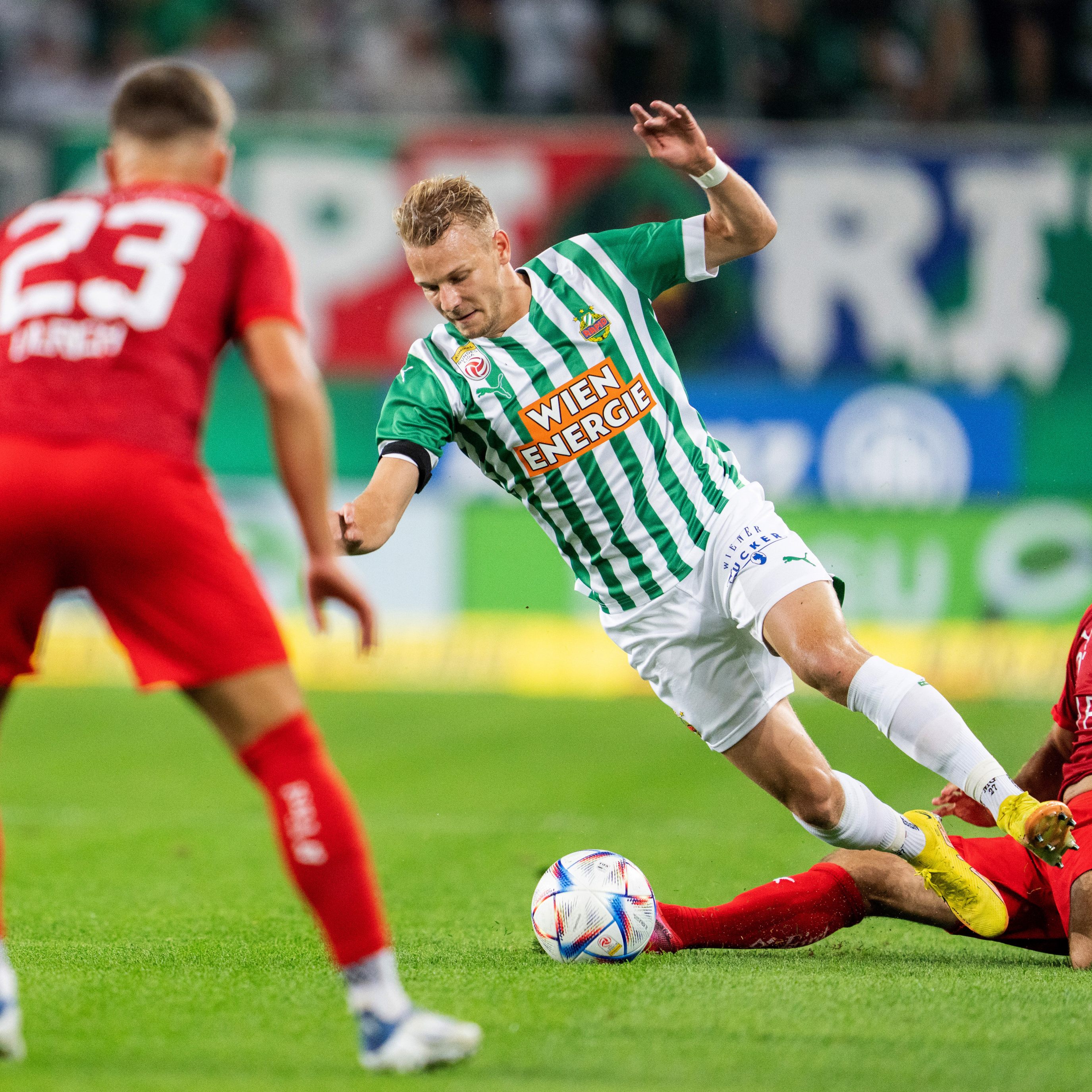 Rapid Wien scheiterte am FC Vaduz in der Conference League.