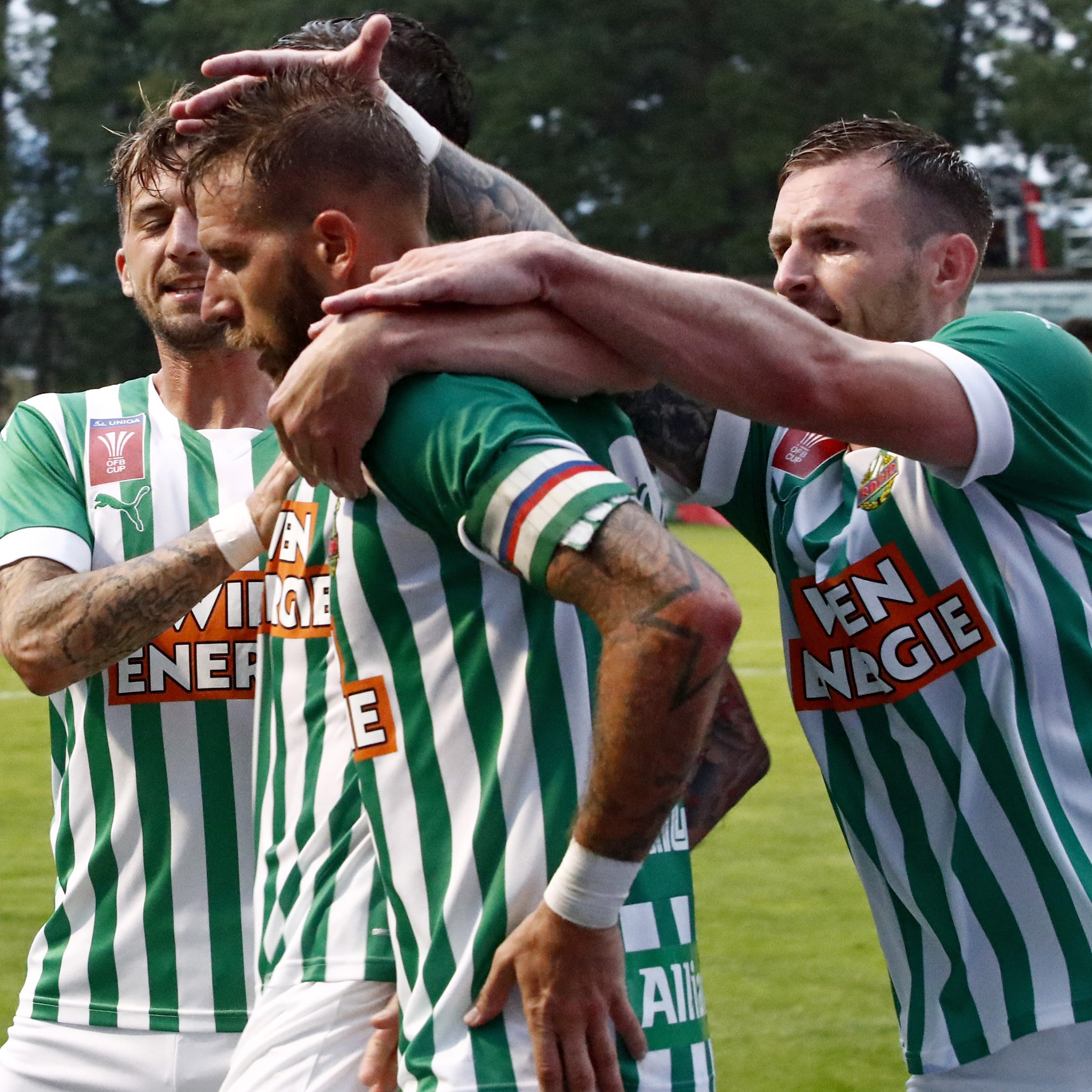 Rapid Wien will auch gegen Austria Lustenau wieder jubeln.