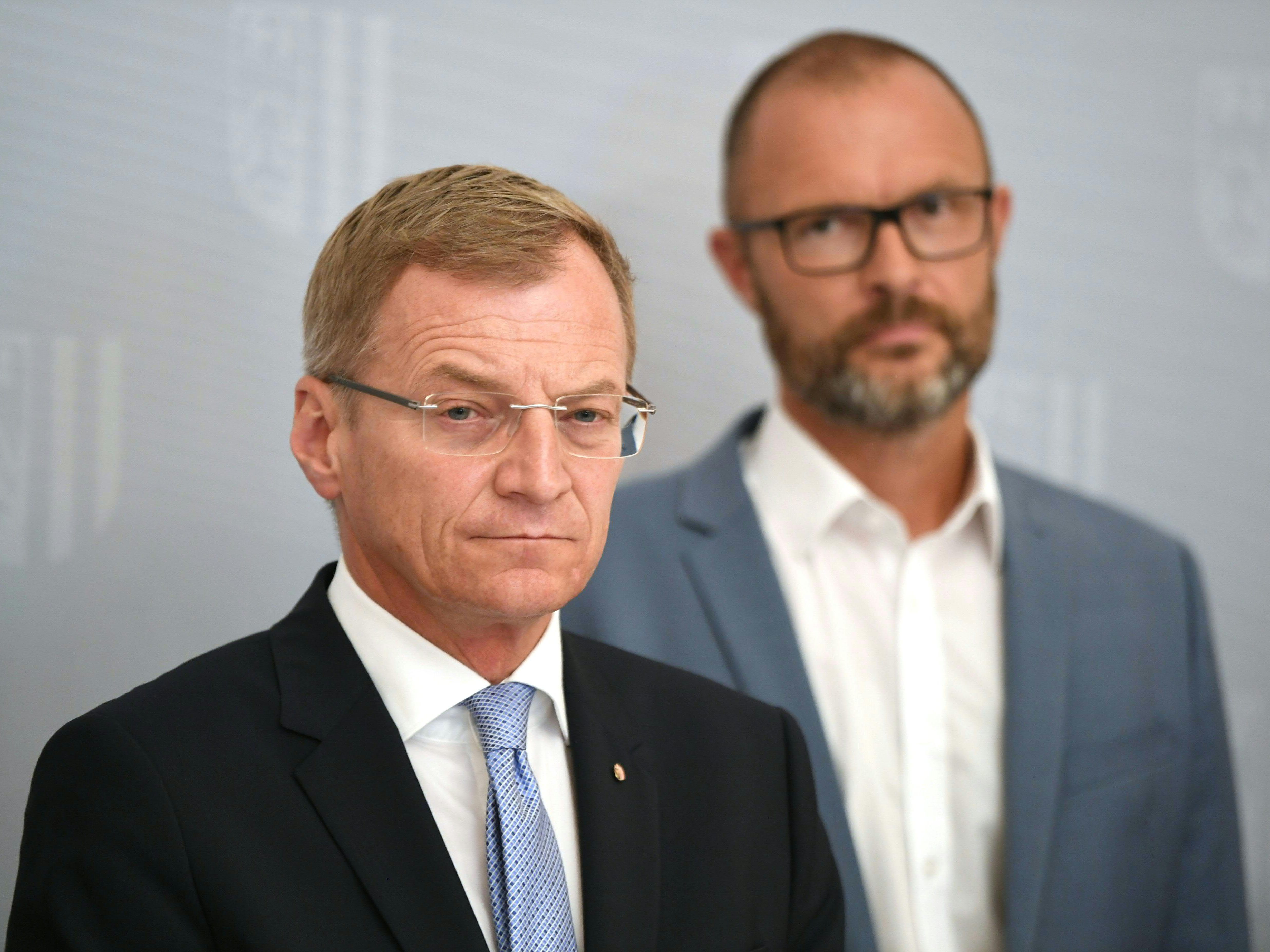 LH Stelzer verteidigt die Arbeit der Polizei. LH Stelzer verteidigt die Arbeit der Polizei.
