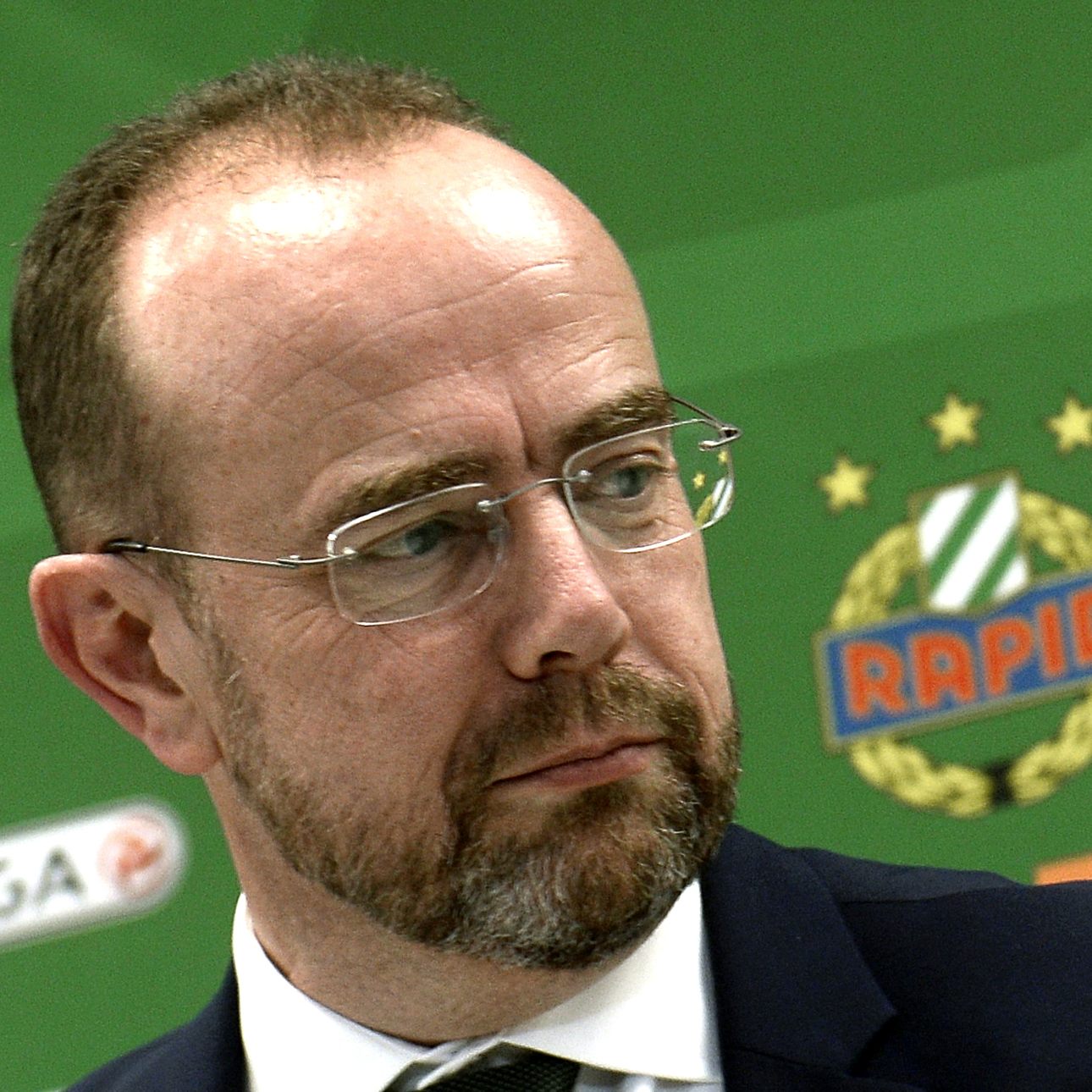 Martin Bruckner - Präsident von Rapid Wien - könnte ebenso wie Wirtschaftsgeschäftsführer Christoph Peschek zurücktreten.