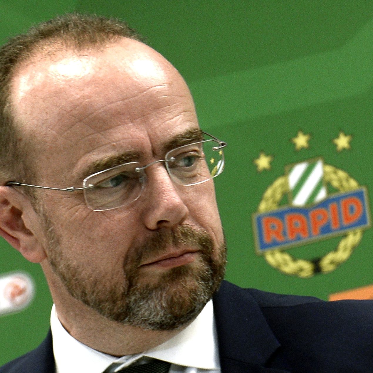 Rapid-Präsident Bruckner stellt sich der Wiederwahl.