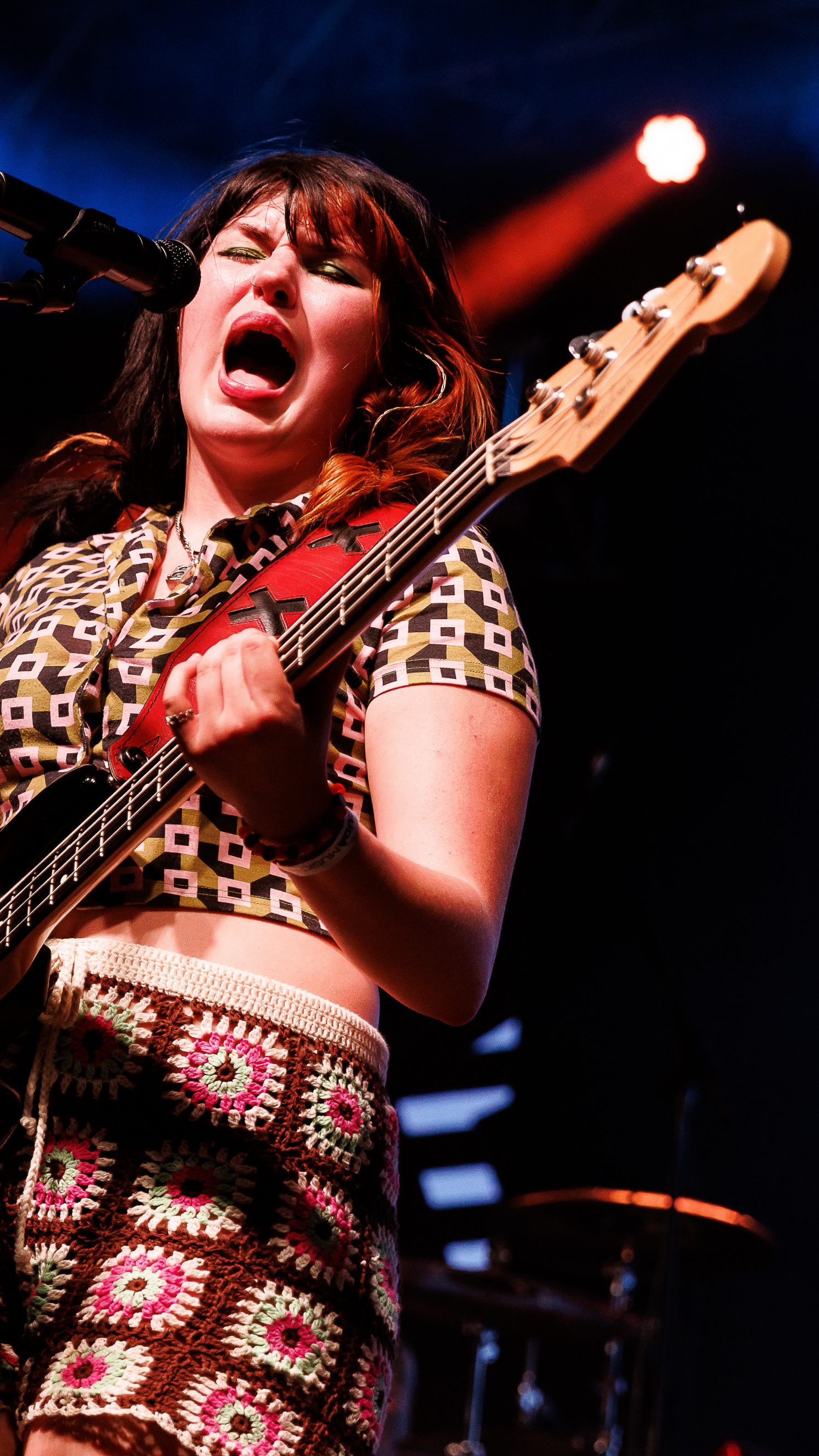 Sängerin Gayle während eines Konzertes auf der "Redbull Stage" im Rahmen des "Frequency 2022" am Mittwoch.