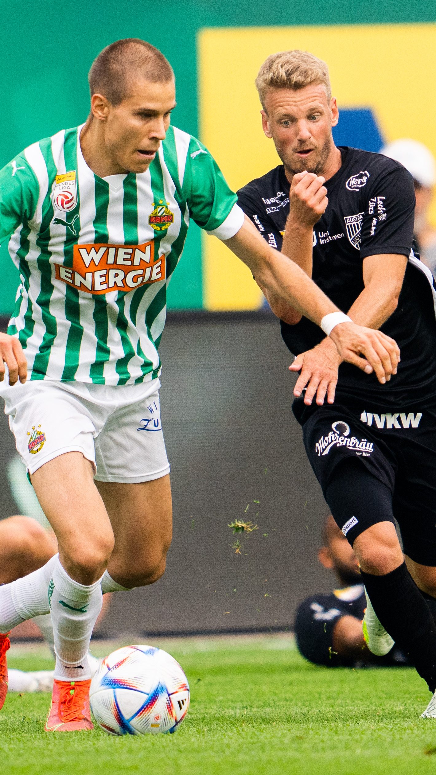 Grabher und Co lieferten den Wienern einen harten Kampf.