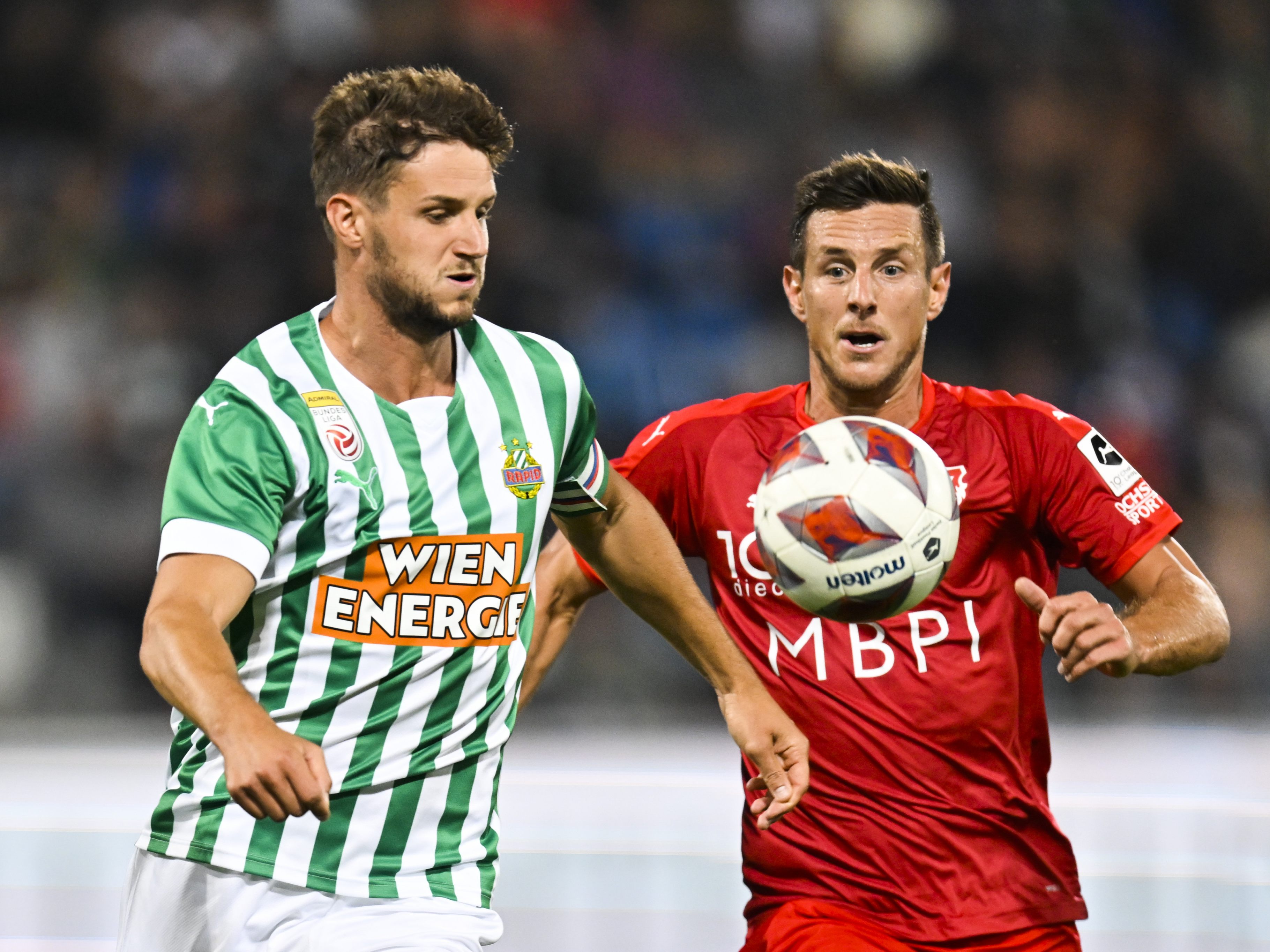 Hier sehen Sie das Match zwischen Rapid Wien und Vaduz live.