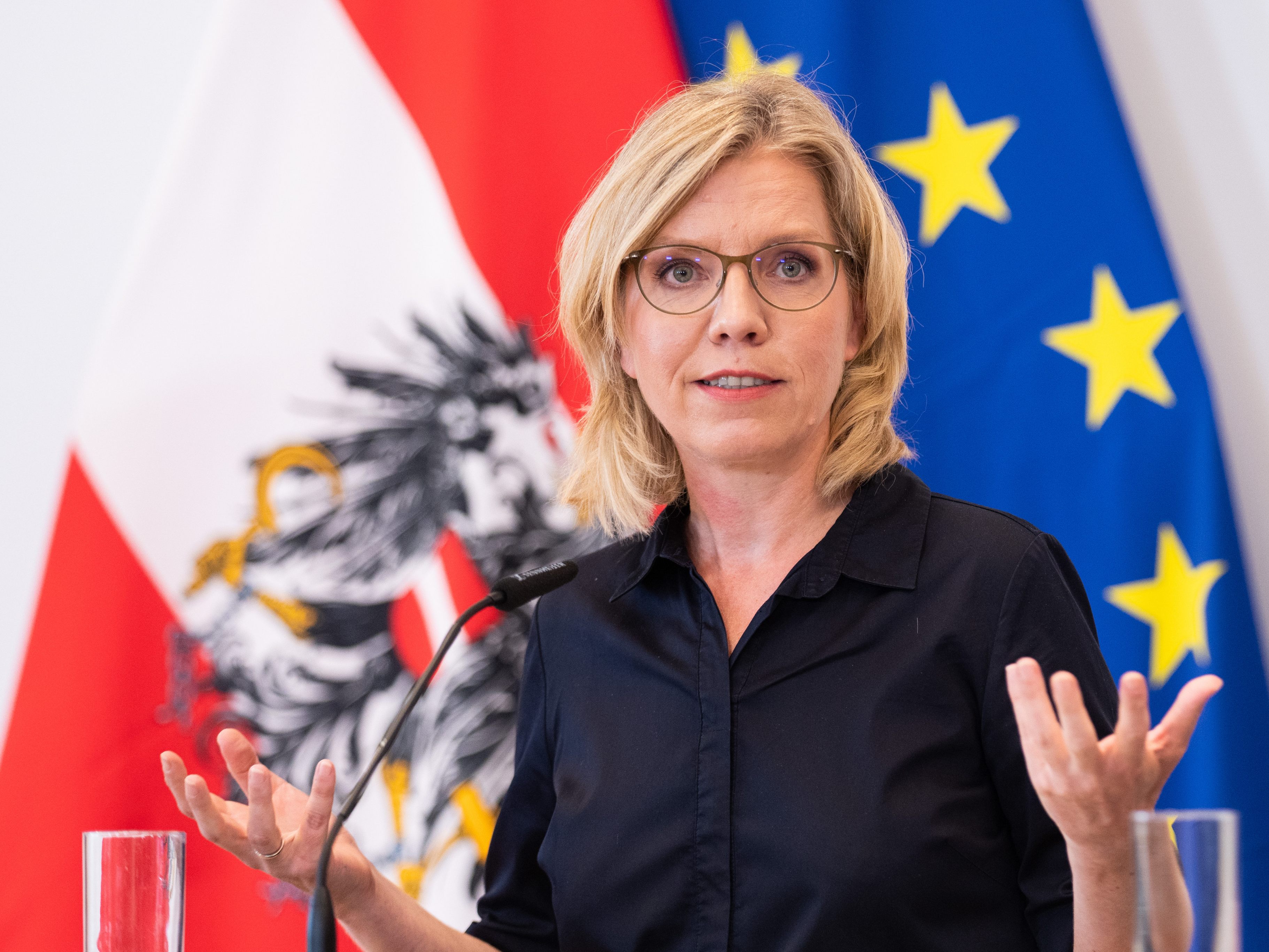 Laut Energieministerin Leonore Gewessler habe man die Abhängigkeit von russischem Gas bis 2027 beendet. Laut Energieministerin Leonore Gewessler habe man die Abhängigkeit von russischem Gas bis 2027 beendet.