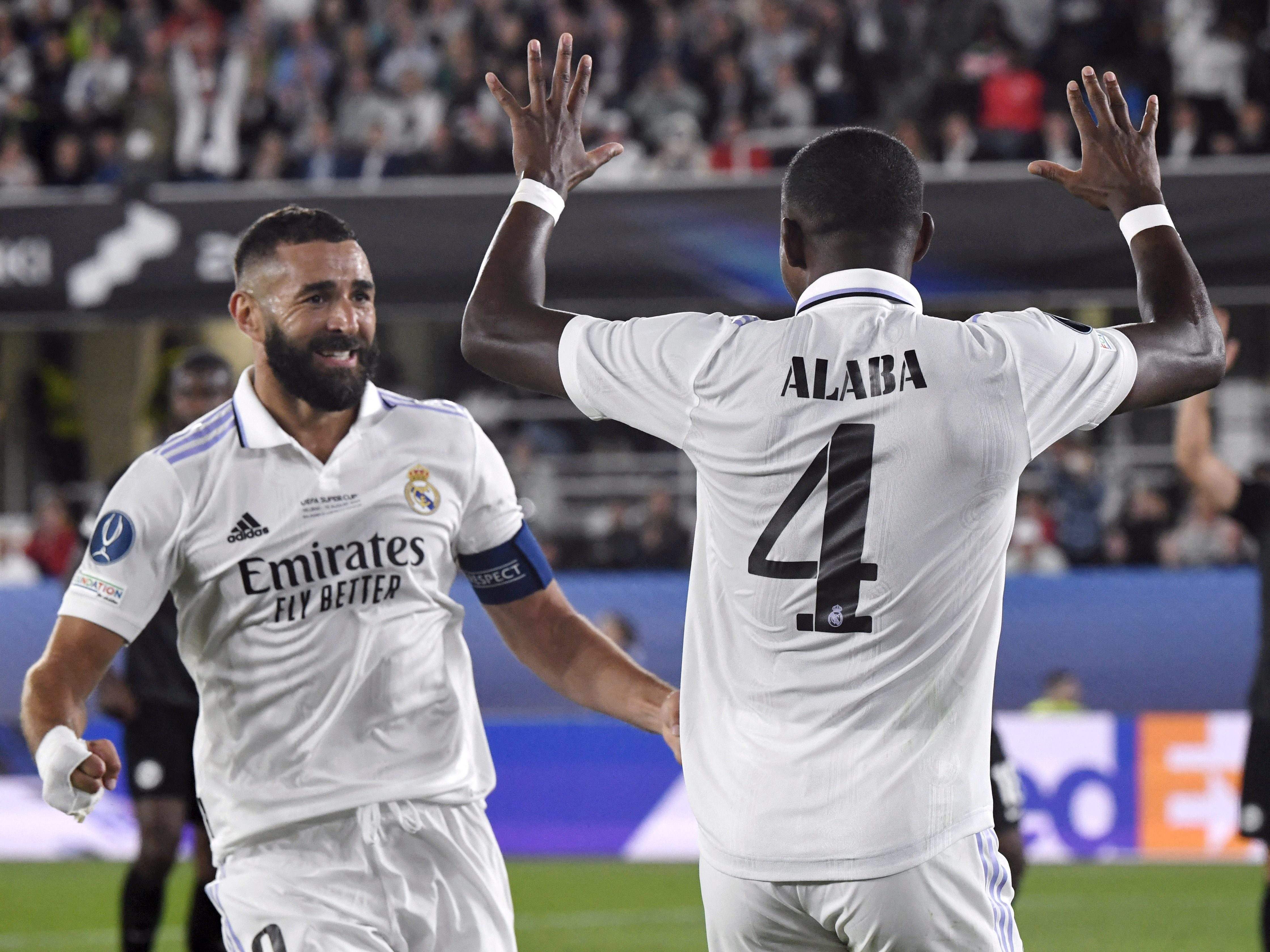 Benzema und Alaba trugen mit ihren Toren zum Titel bei. Benzema und Alaba trugen mit ihren Toren zum Titel bei.