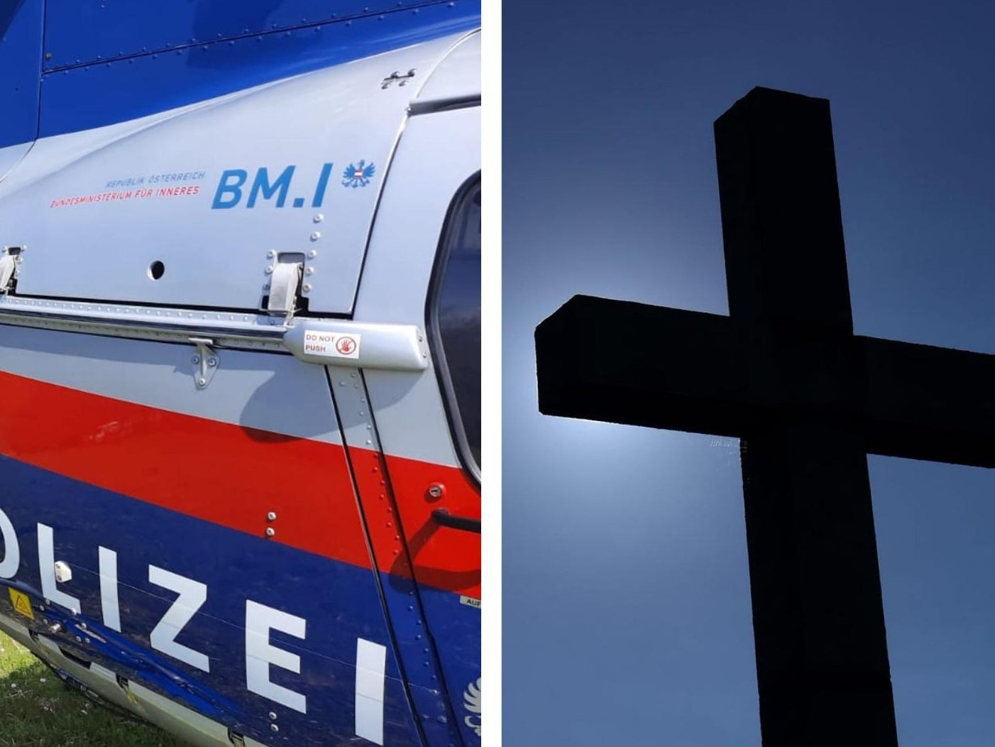 Der Verunfallte wurde mit dem Polizeihubschrauber „Libelle“ geborgen.