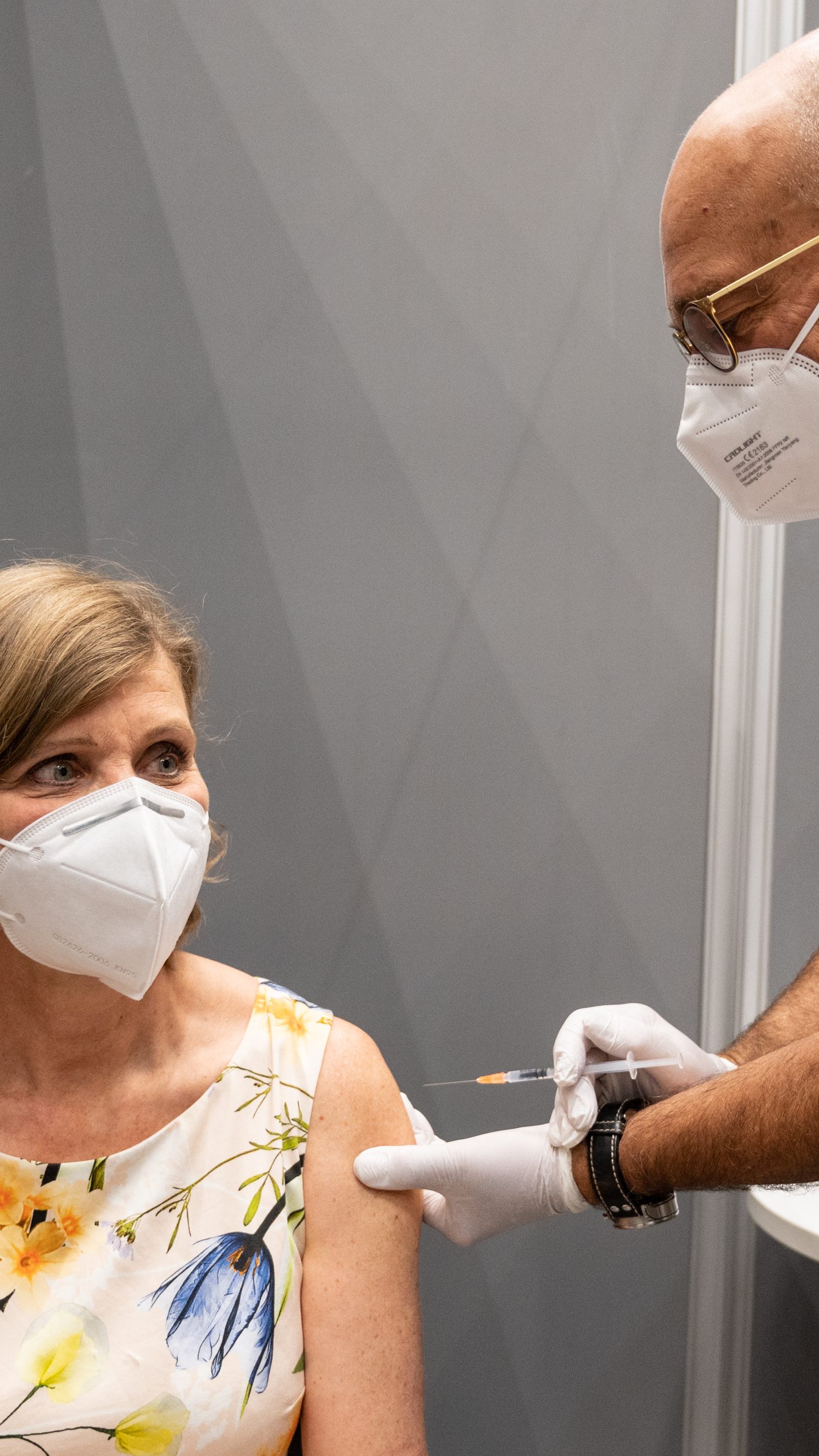 Barbara Schöbi-Fink holte sich am Mittwoch ihre vierte COVID-Impfung.