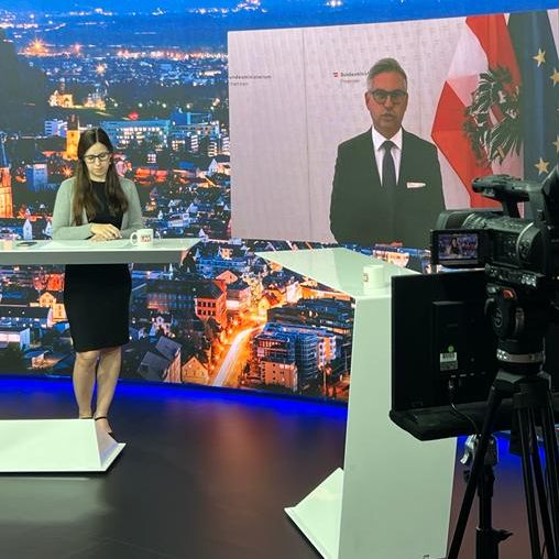 Finanzminister Magnus Brunner am Dienstag bei "Vorarlberg LIVE".