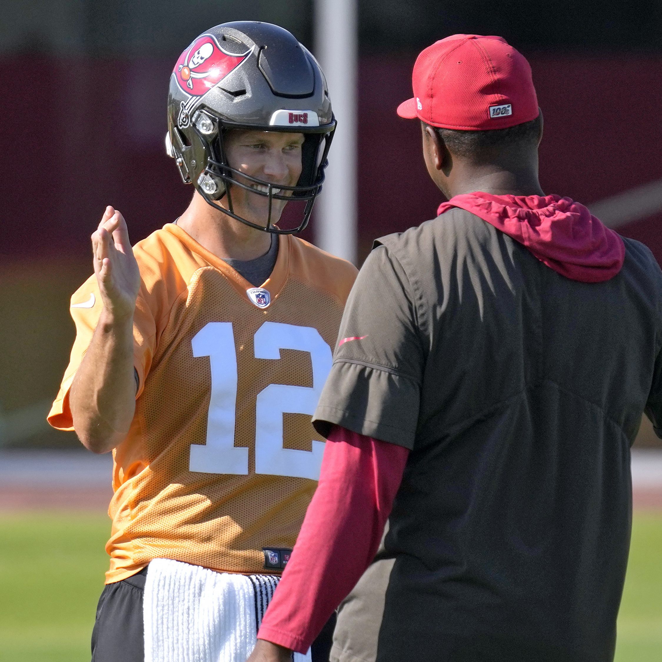 Endlich wieder zurück im Training: NFL-Star-Quarterback Tom Brady.