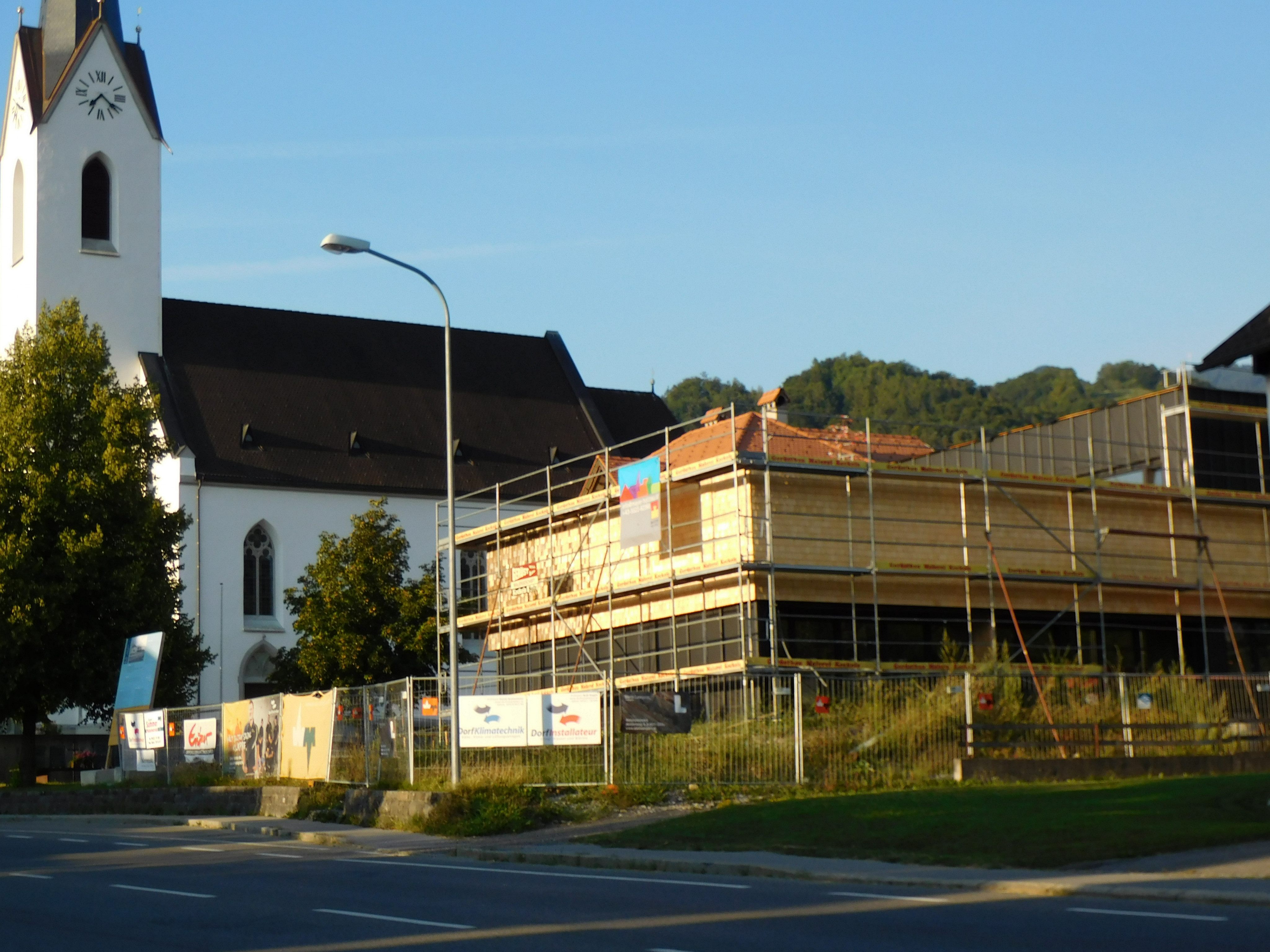 Die Arbeiten am neuen Pfarrheim von Weiler gehen in die finale Phase