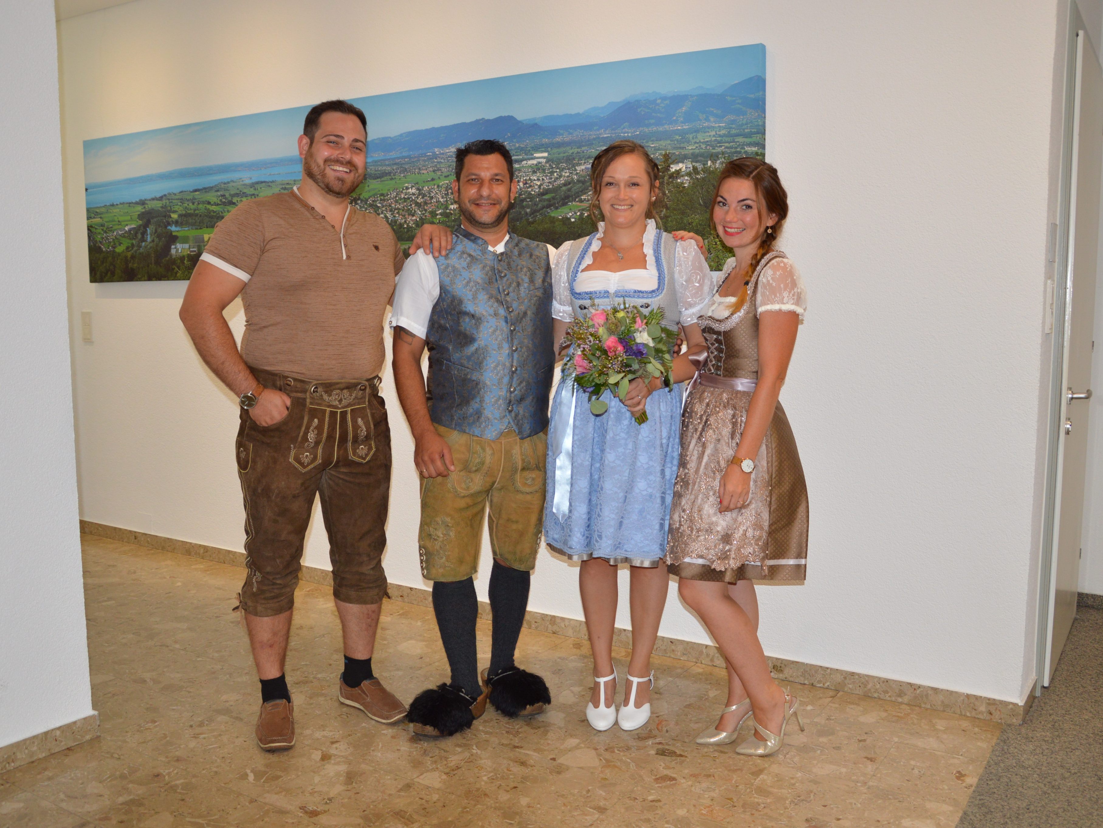 Sandra Herbst und Alexander Peer feierten Hochzeit.