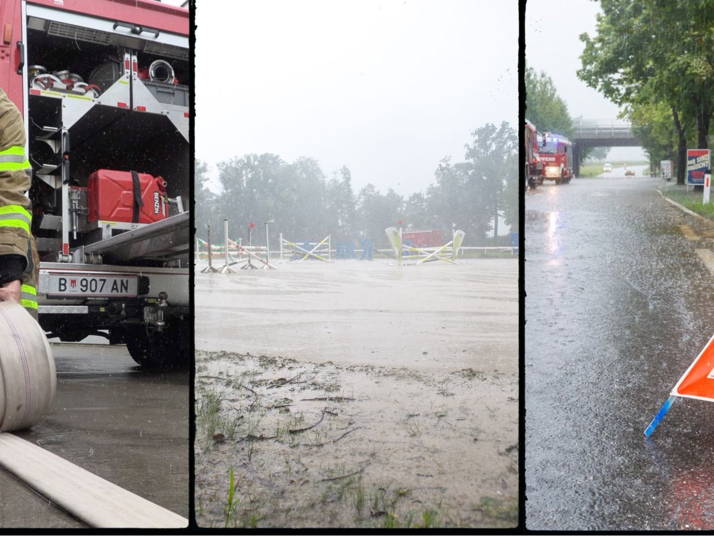 Fotos aus dem ganzen Land vom Unwetter.