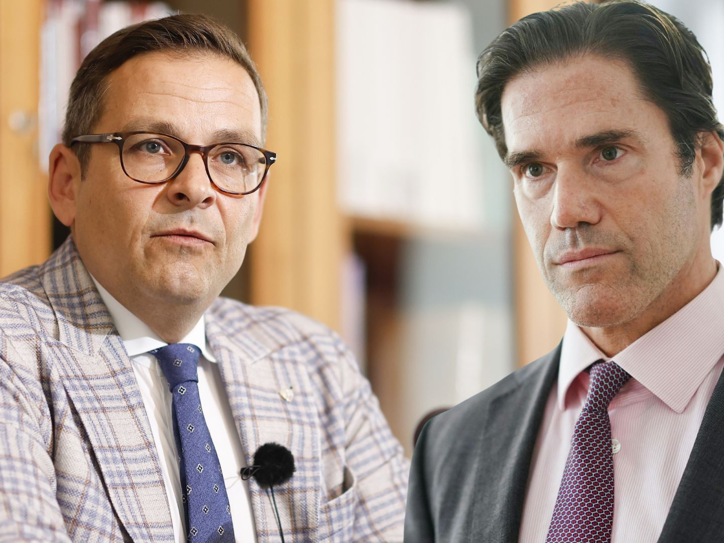 Gerald Grosz, Tassilo Wallentin. (Fotomontage) Gerald Grosz, Tassilo Wallentin. (Fotomontage)