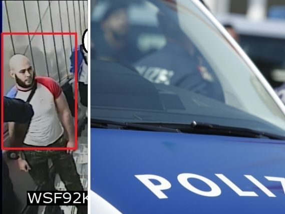 Die Polizei sucht nach diesem Mann, weil er gemeinsam mit einem weiteren NS-Parolen in einer Wiener U3-Station gebrüllt, sowie den Hitlergruß gezeigt haben soll.