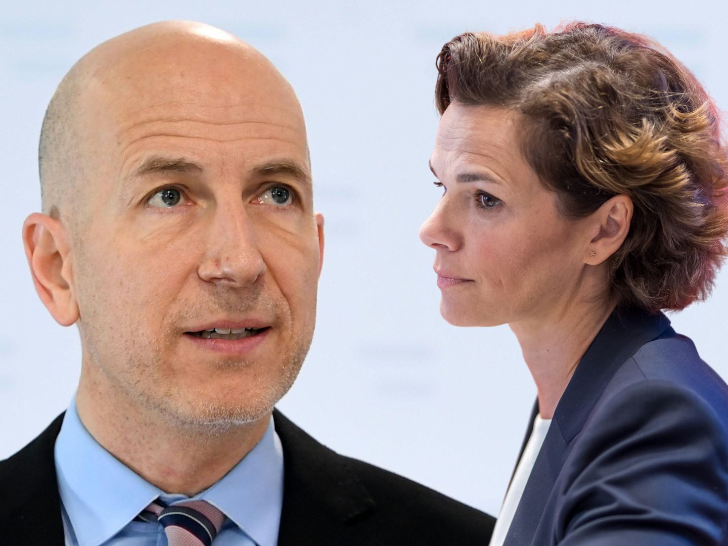 Rendi-Wagner droht Kocher mit Ministerklage (Fotomontage). Rendi-Wagner droht Kocher mit Ministerklage (Fotomontage).