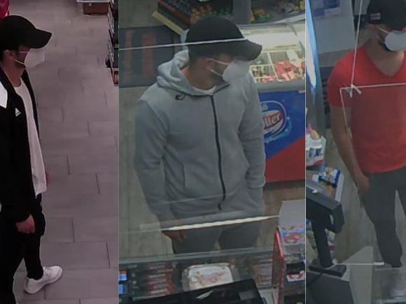 Die Polizei bittet um Hinweise zu dem Mann auf dem Lichtbild, welcher drei Tankstellen in Liesing ausgeraubt haben soll.