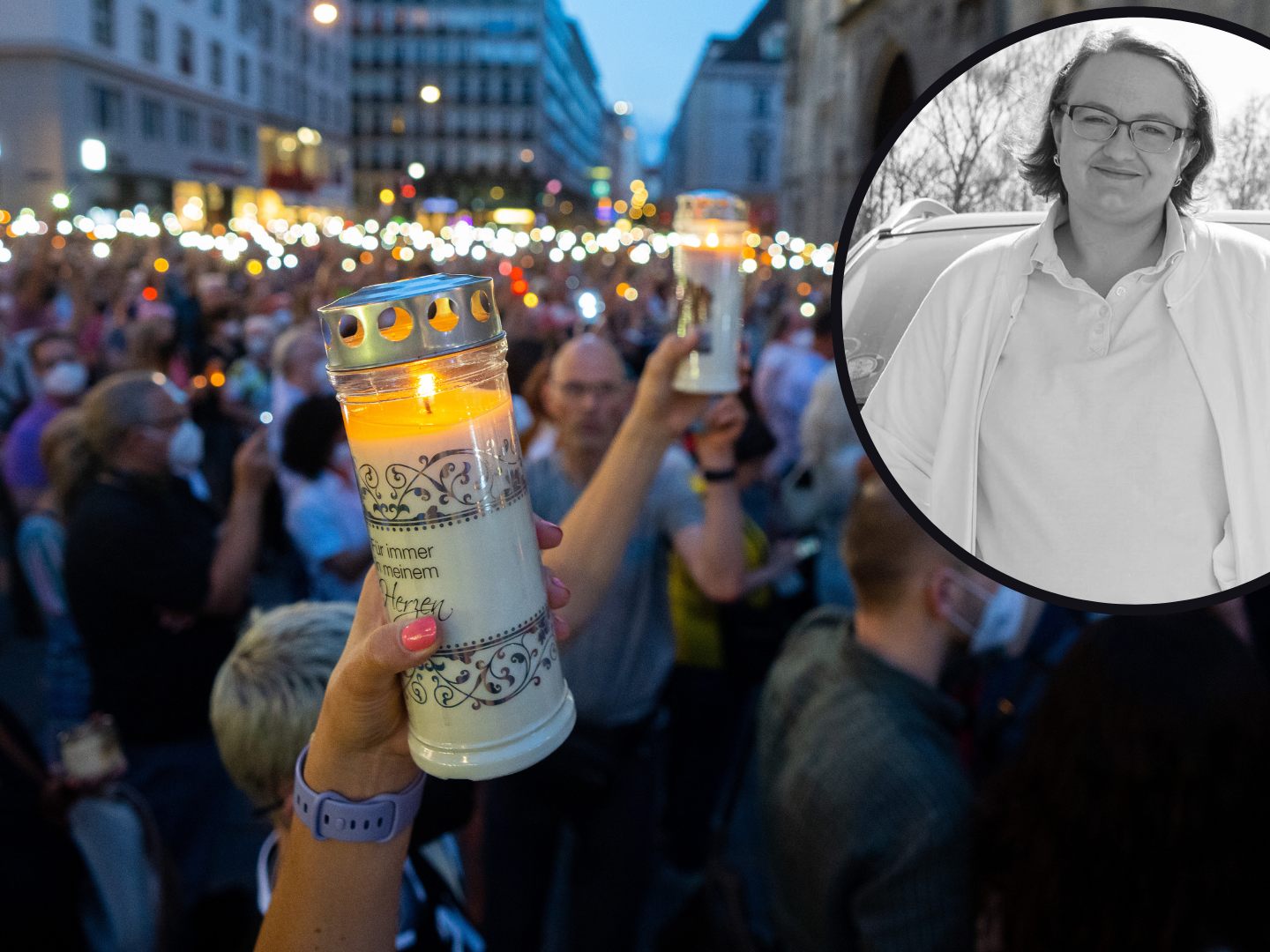 Tausende gedenken der verstorbenen Ärztin